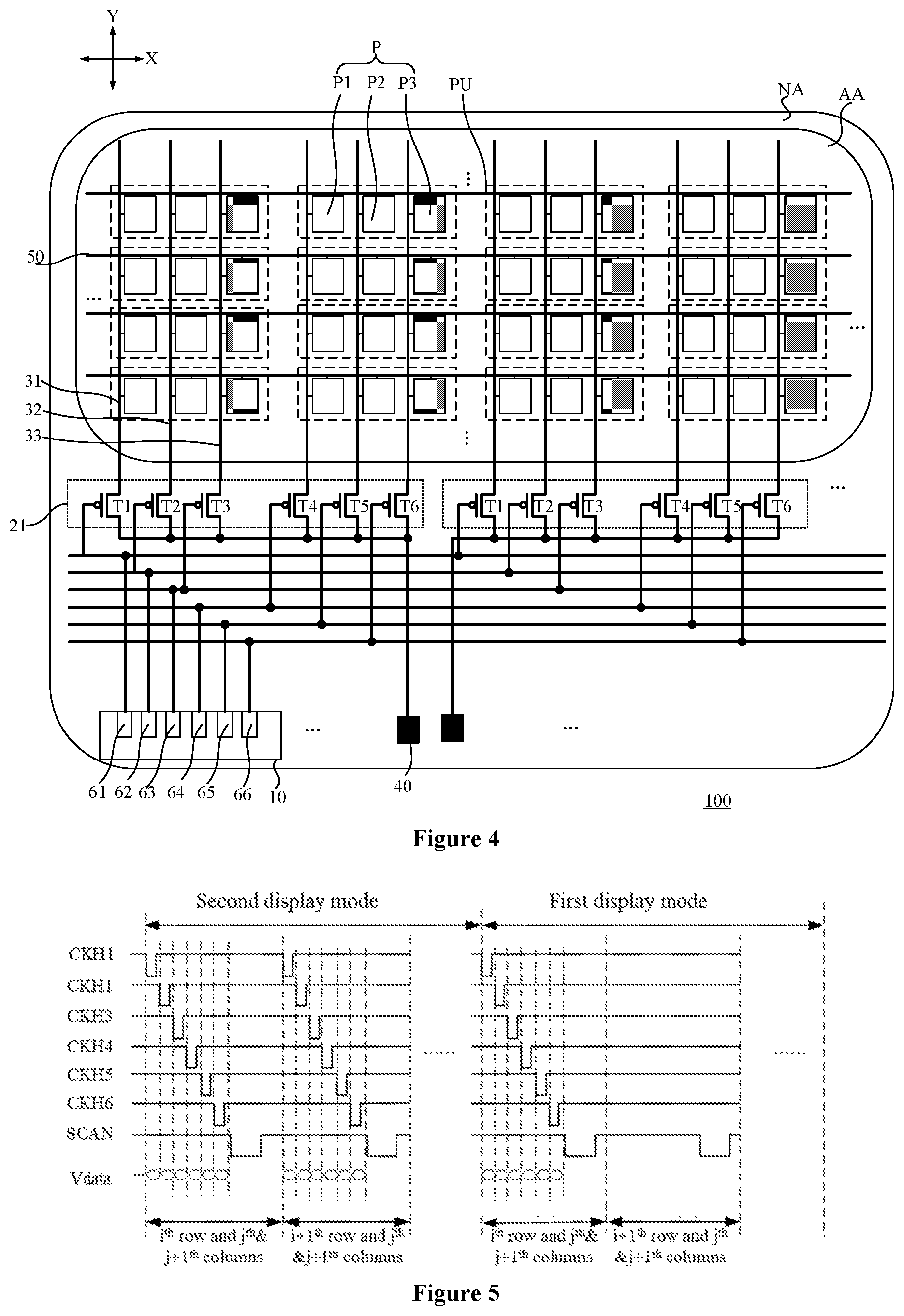 Patent US11832492 Figure 4 – Display panel and display control method, and display device