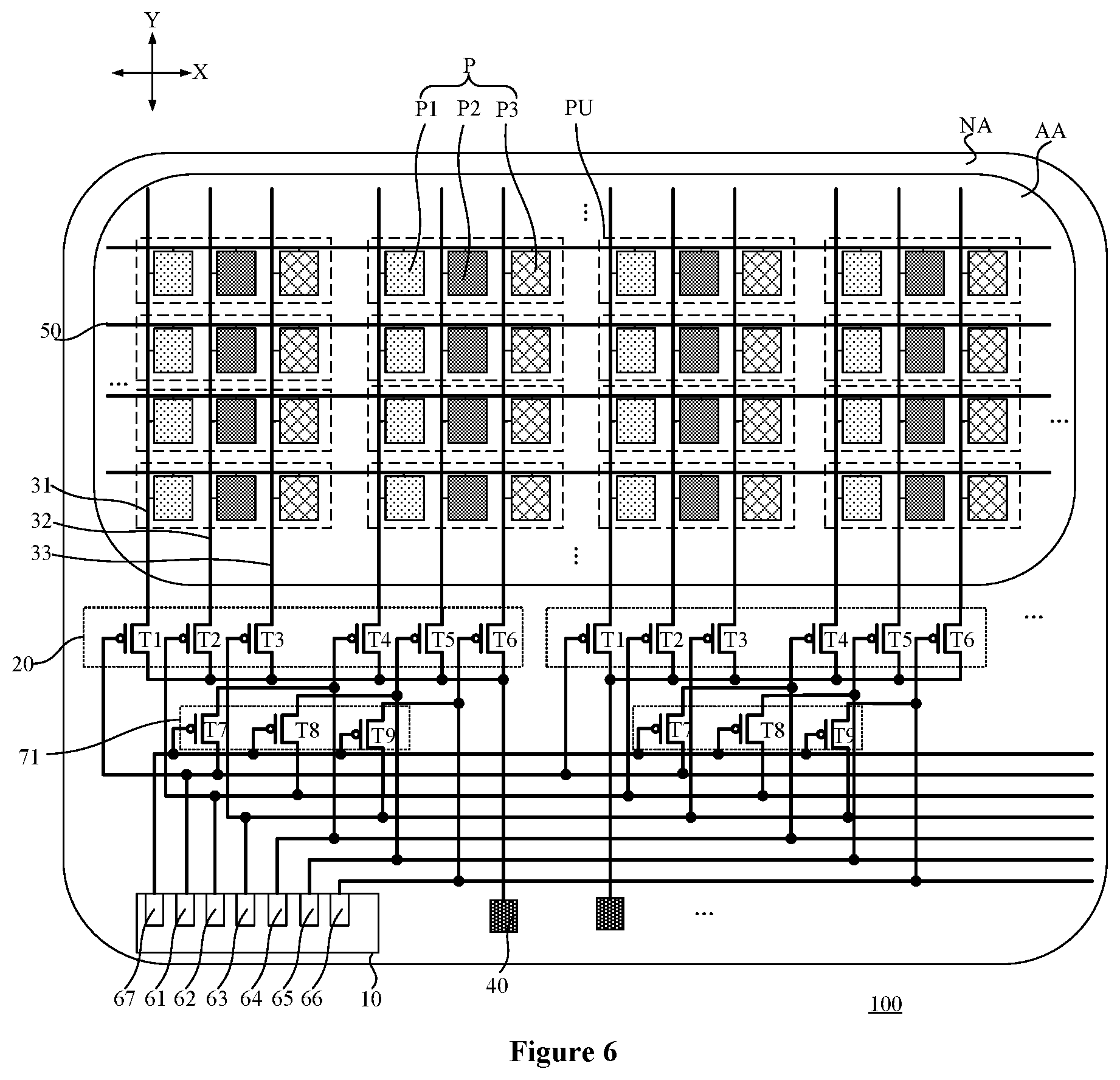 Patent US11832492 Figure 5 – Display panel and display control method, and display device