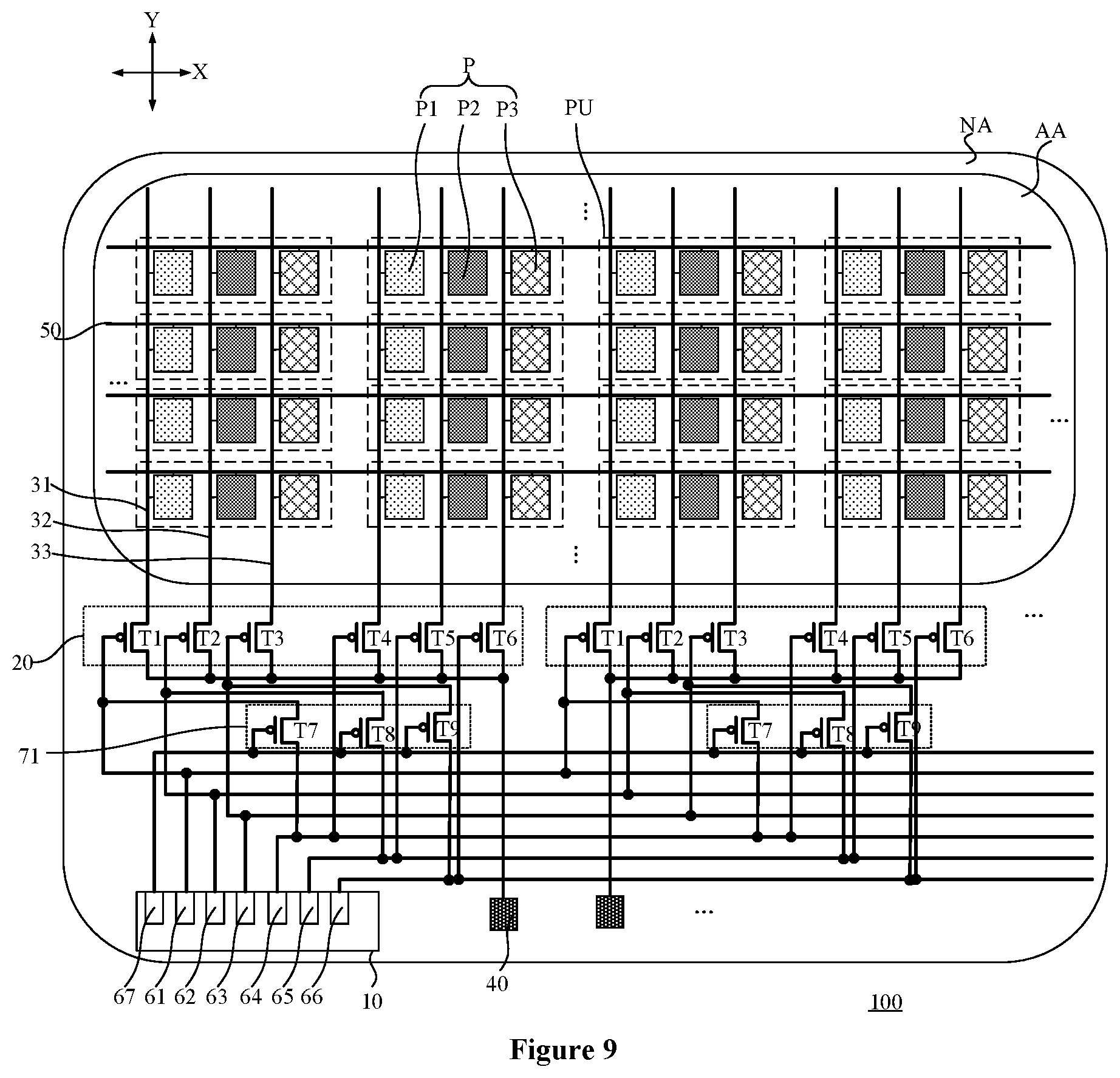 Patent US11832492 Figure 7 – Display panel and display control method, and display device