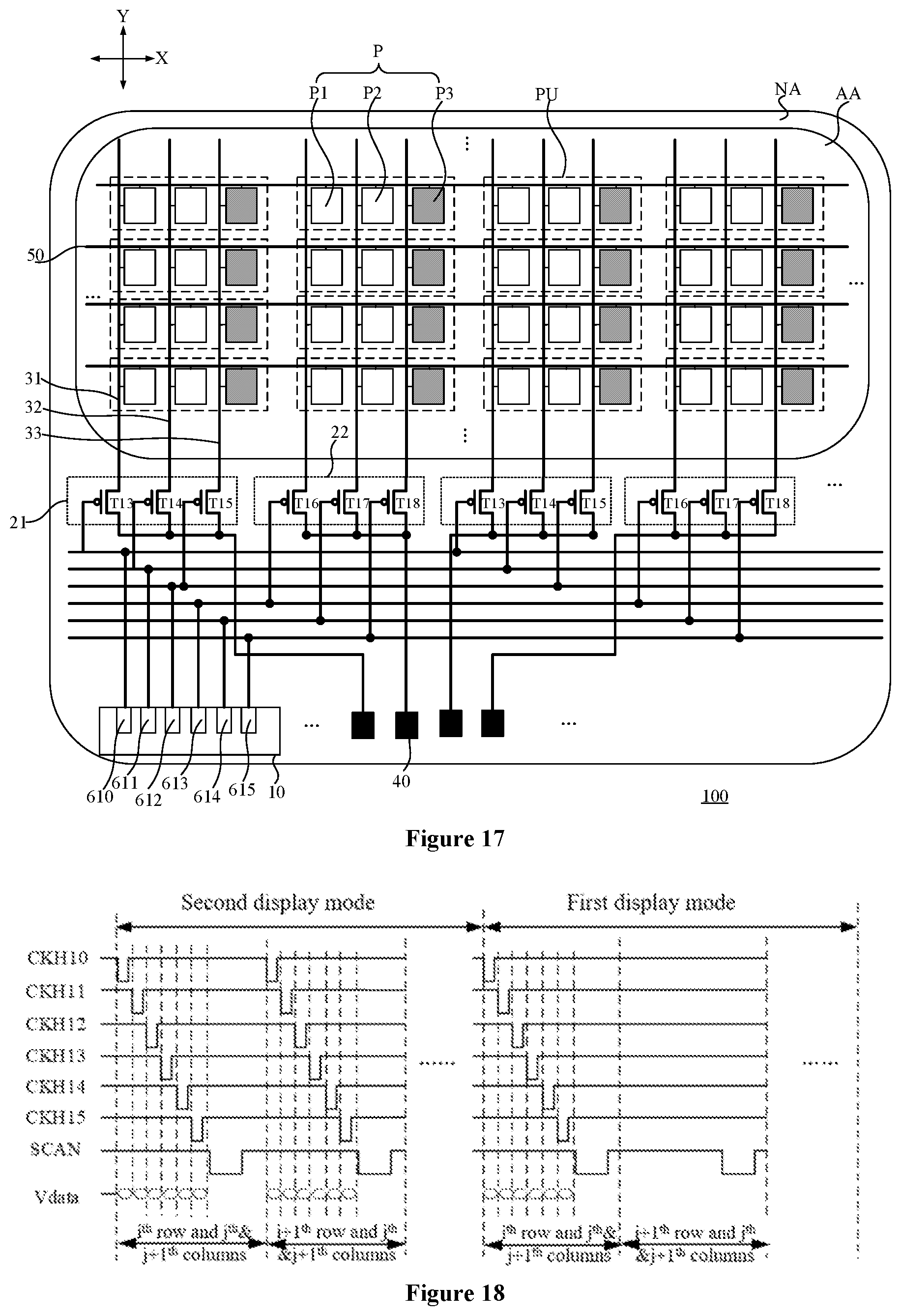 Patent US11832492 Figure 12 – Display panel and display control method, and display device