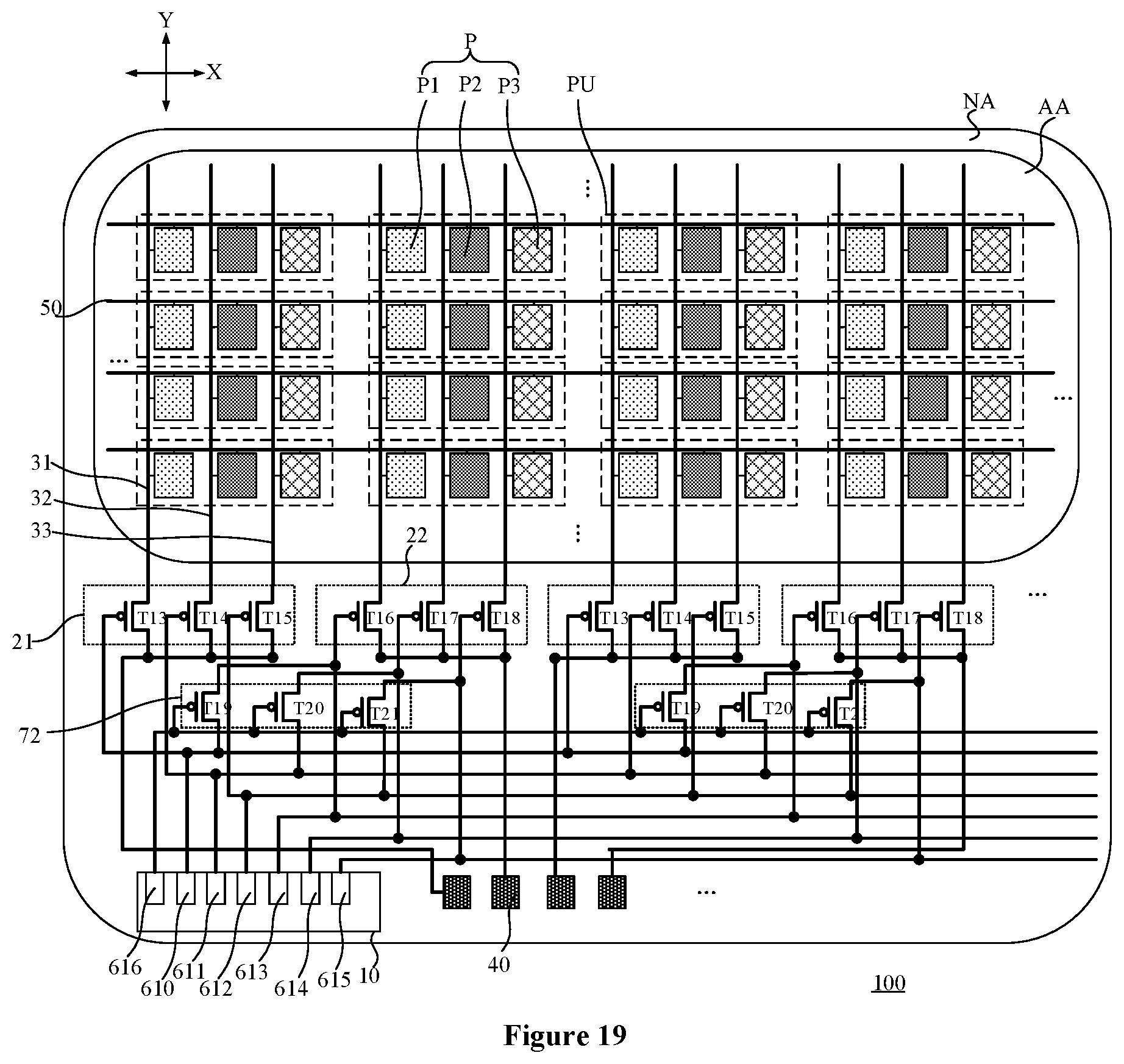 Patent US11832492 Figure 13 – Display panel and display control method, and display device