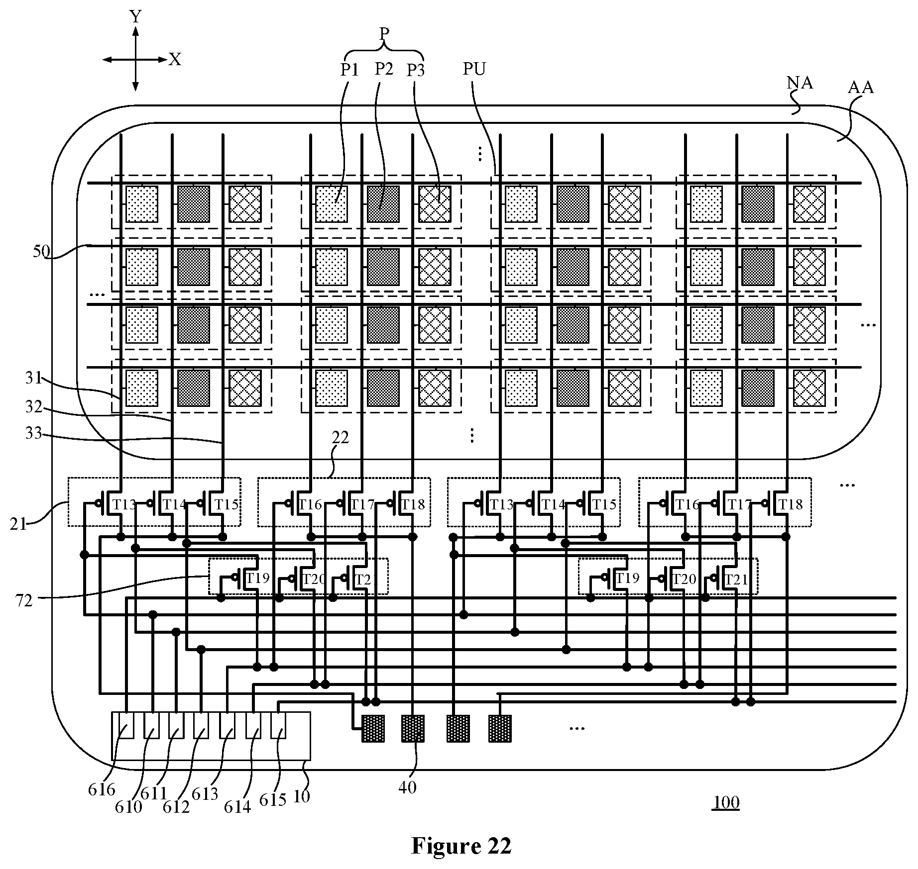 Patent US11832492 Figure 15 – Display panel and display control method, and display device