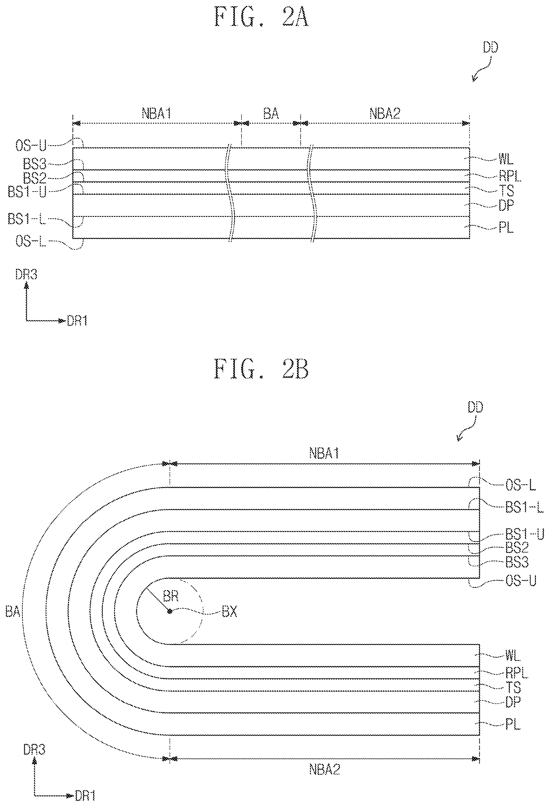 Patent US11832497 Figure 3 – Flexible display device