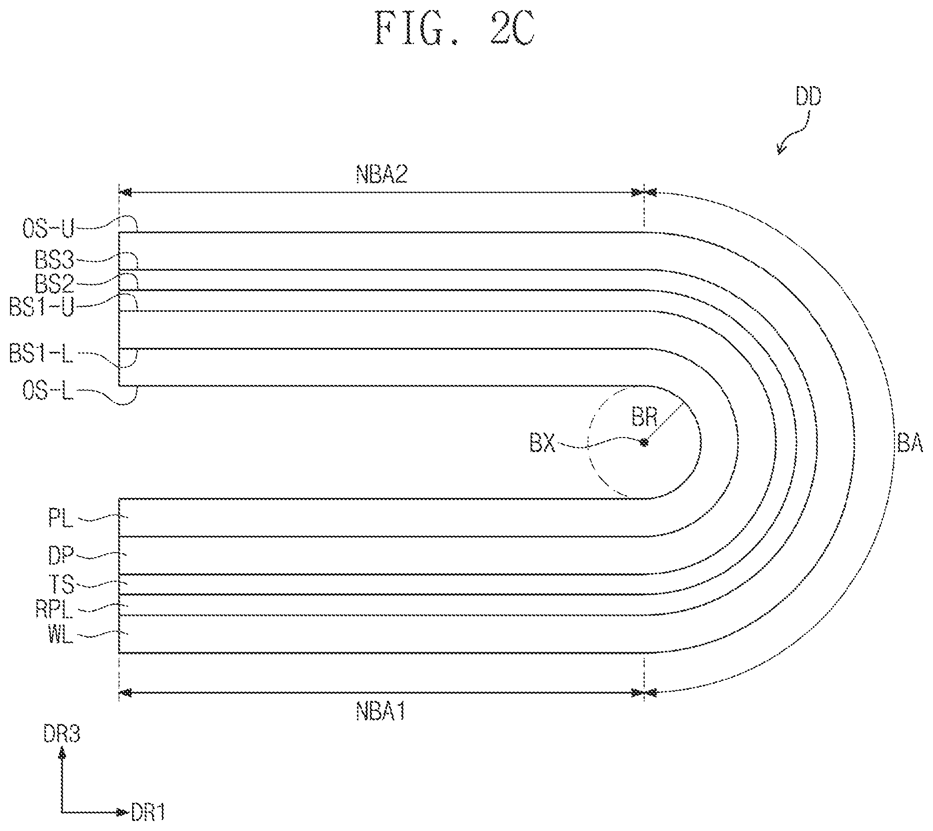 Patent US11832497 Figure 4 – Flexible display device