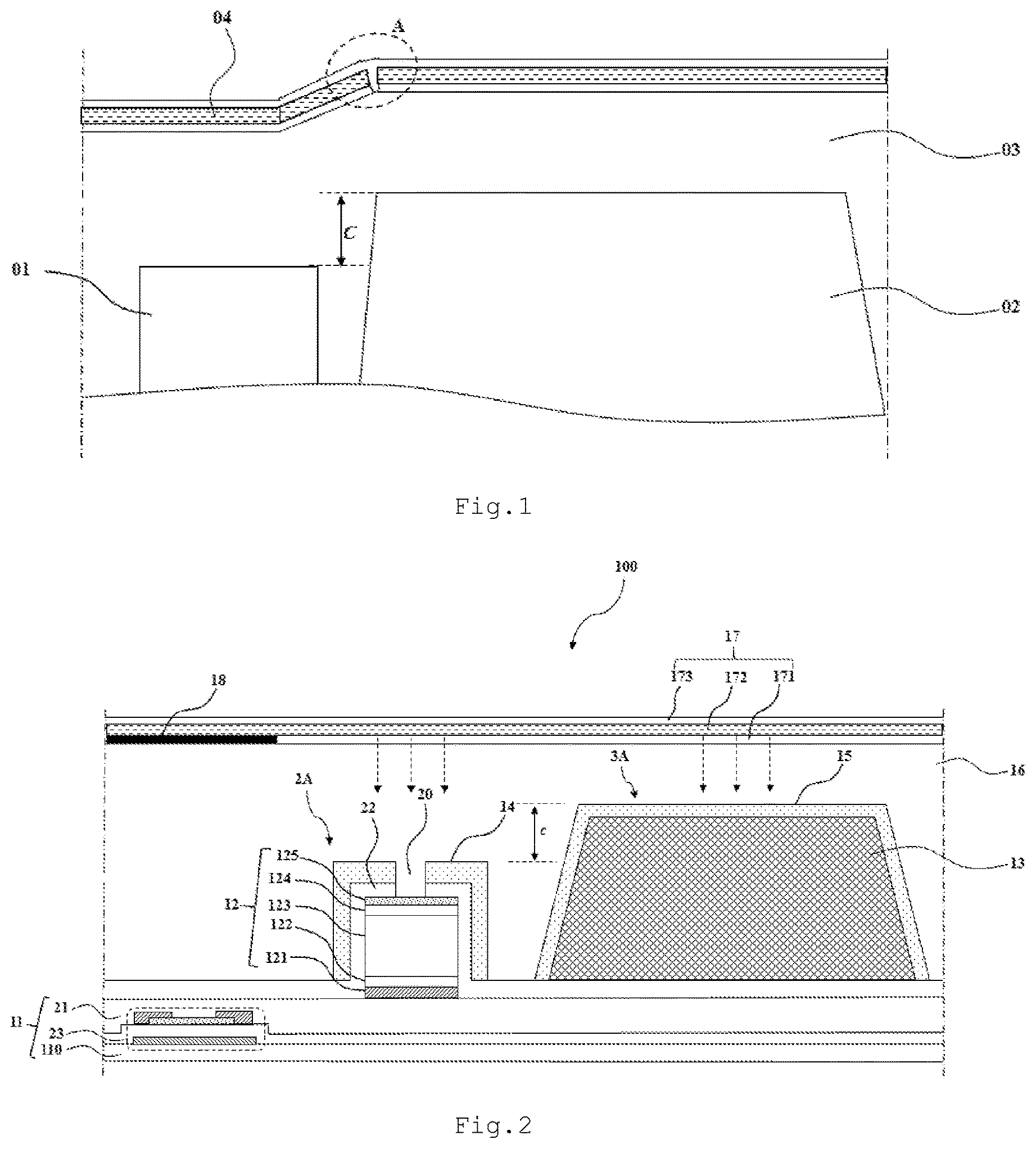 Patent US11832498 Figure 1 – Organic light-emitting display substrate, manufacturing method thereof, and organic light-emitting display device