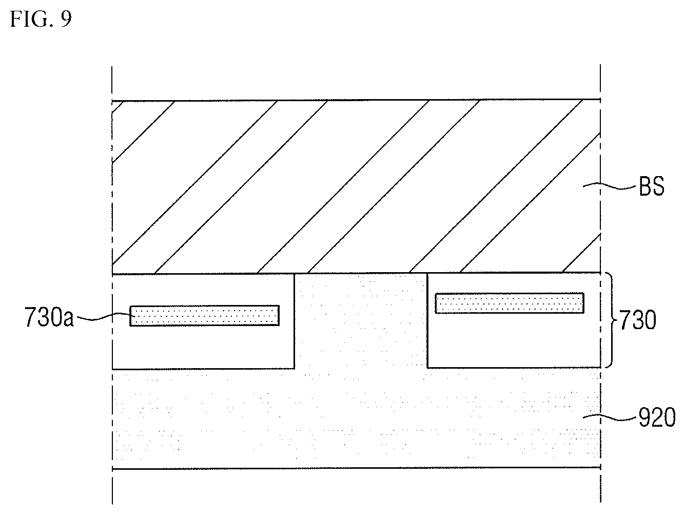 Patent US11832503 Figure 9 – Display device and method for manufacturing the same