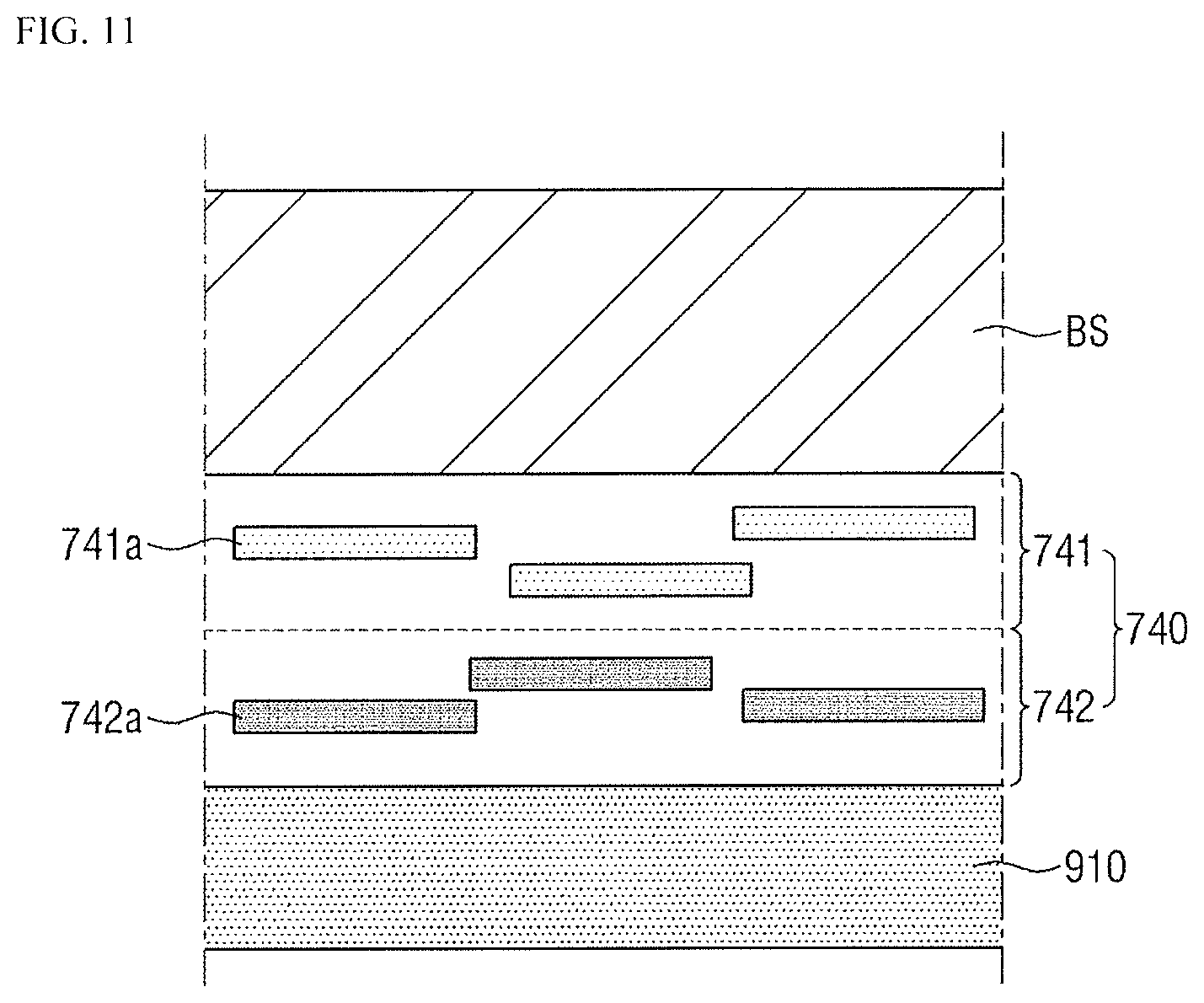 Patent US11832503 Figure 11 – Display device and method for manufacturing the same