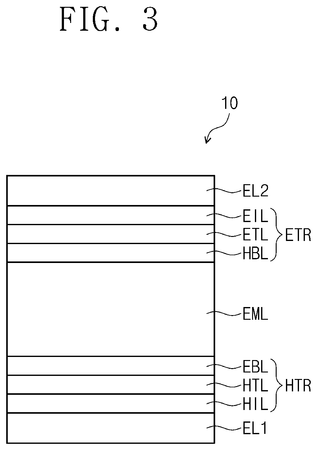 Patent US11832512 Figure 2 – Organic electroluminescence device and monoamine compound for organic electroluminescence device
