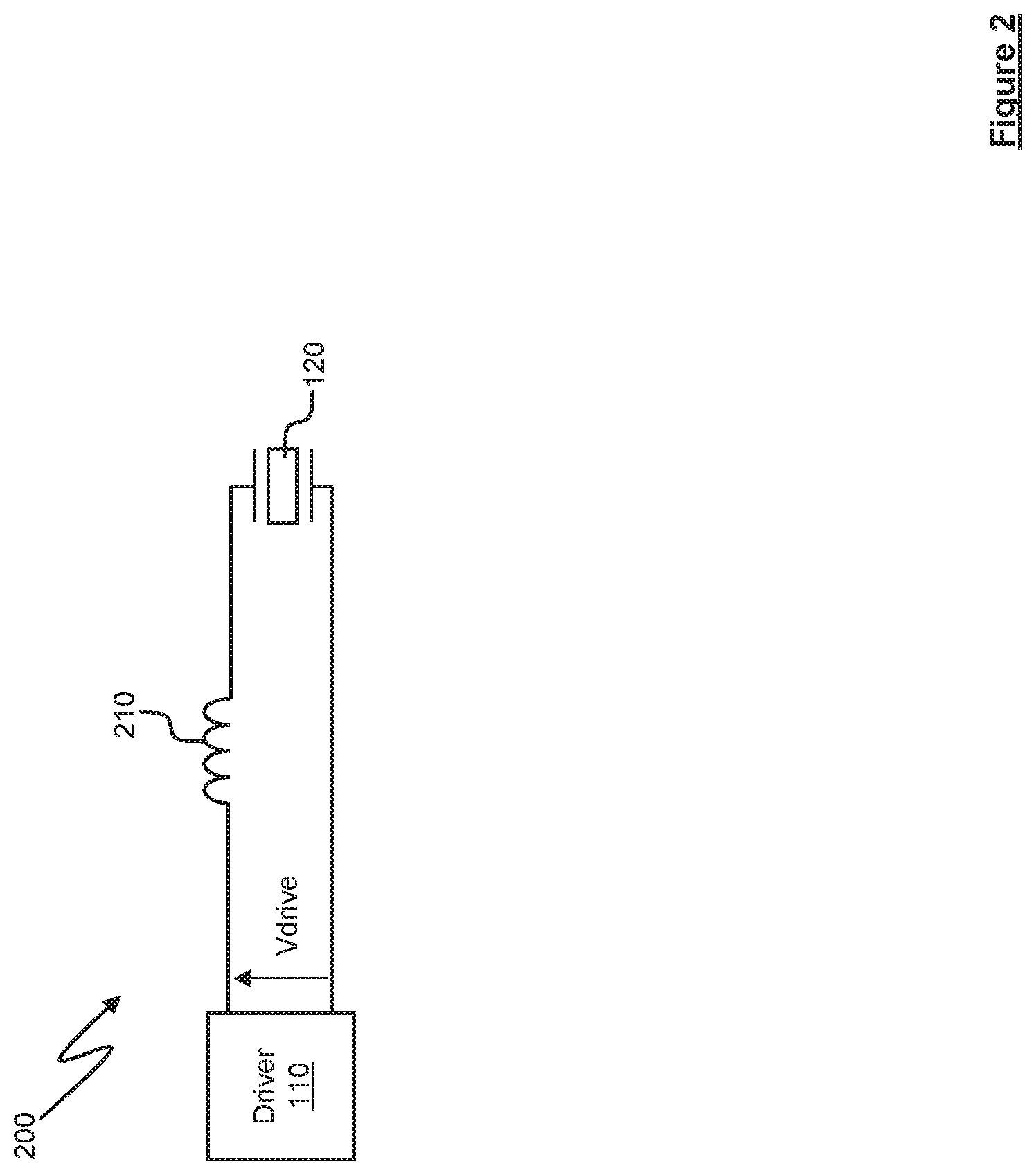 Patent US11832523 Figure 2 – Driver circuitry comprising active inductor circuitry for driving piezoelectric transducers
