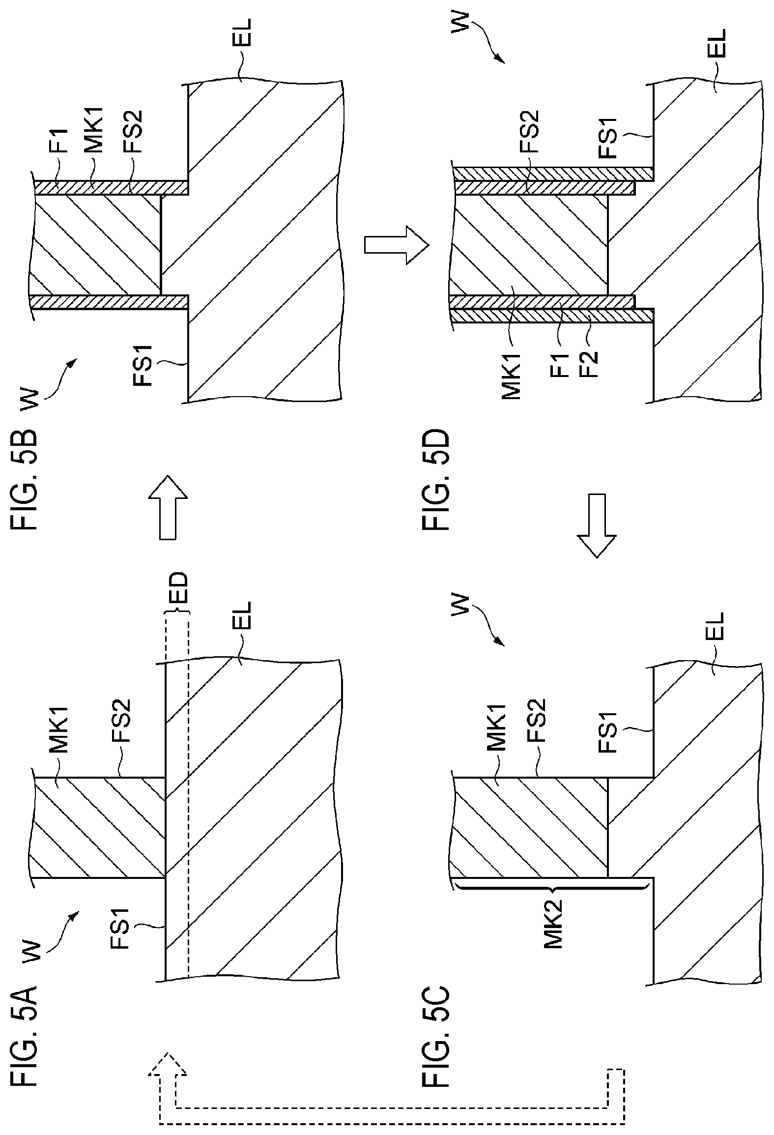 Patent US11832524 Figure 5 – Method for processing substrate, processing apparatus, and processing system