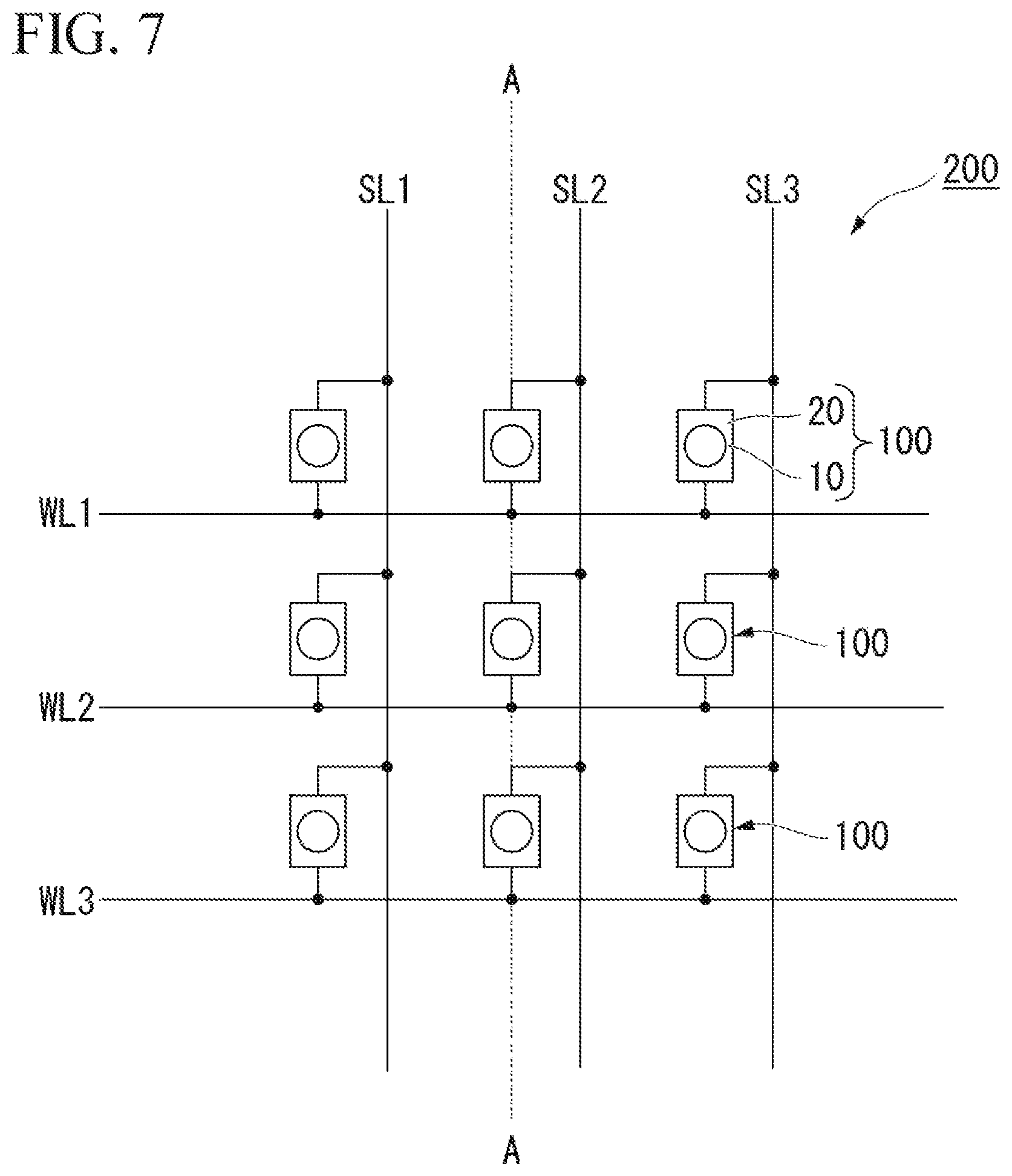 Patent US11832526 Figure 4 – Spin-orbit-torque magnetization rotational element and magnetic memory