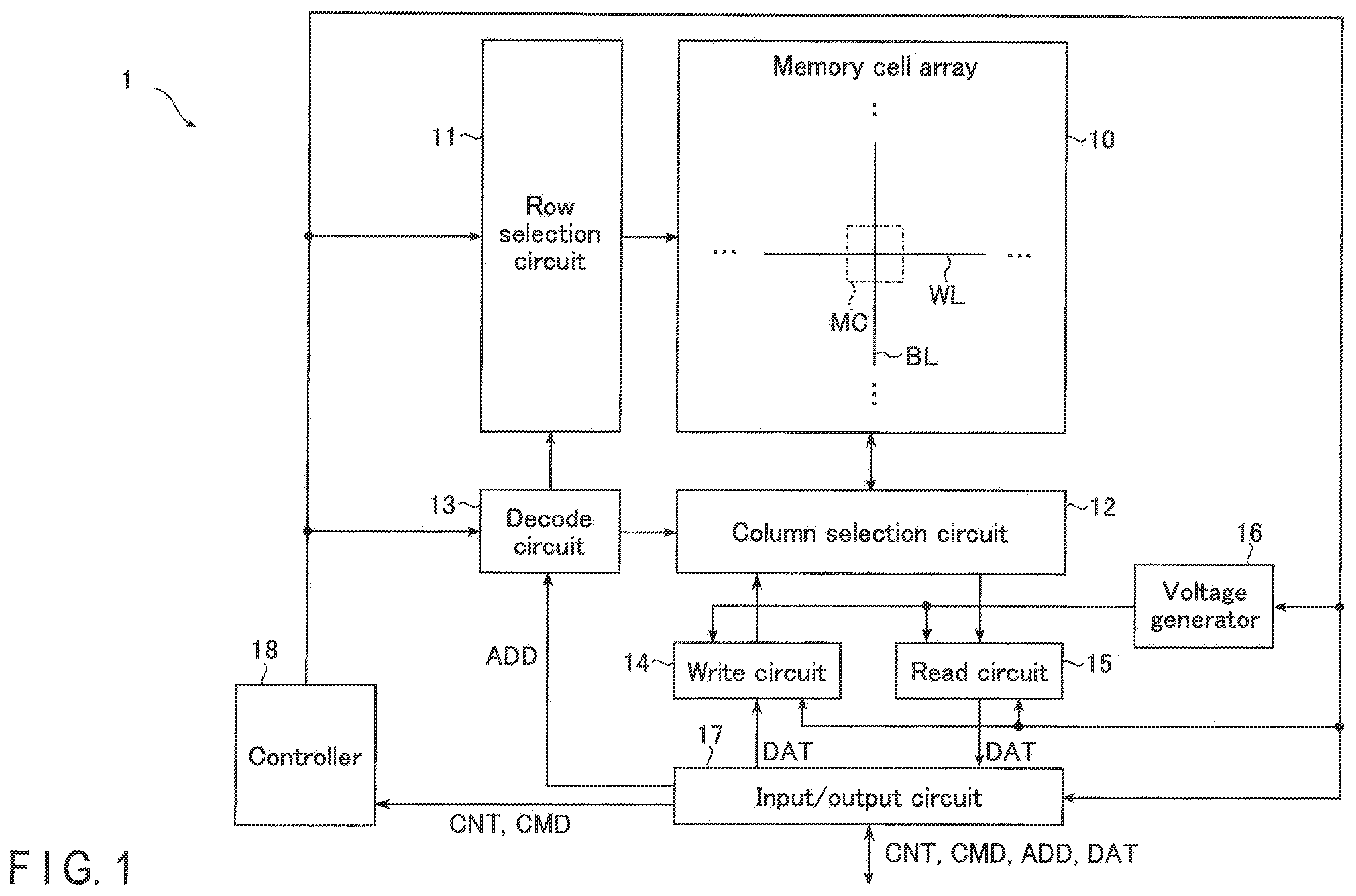 Patent US11832528 — Magnetic memory device — Figure 1