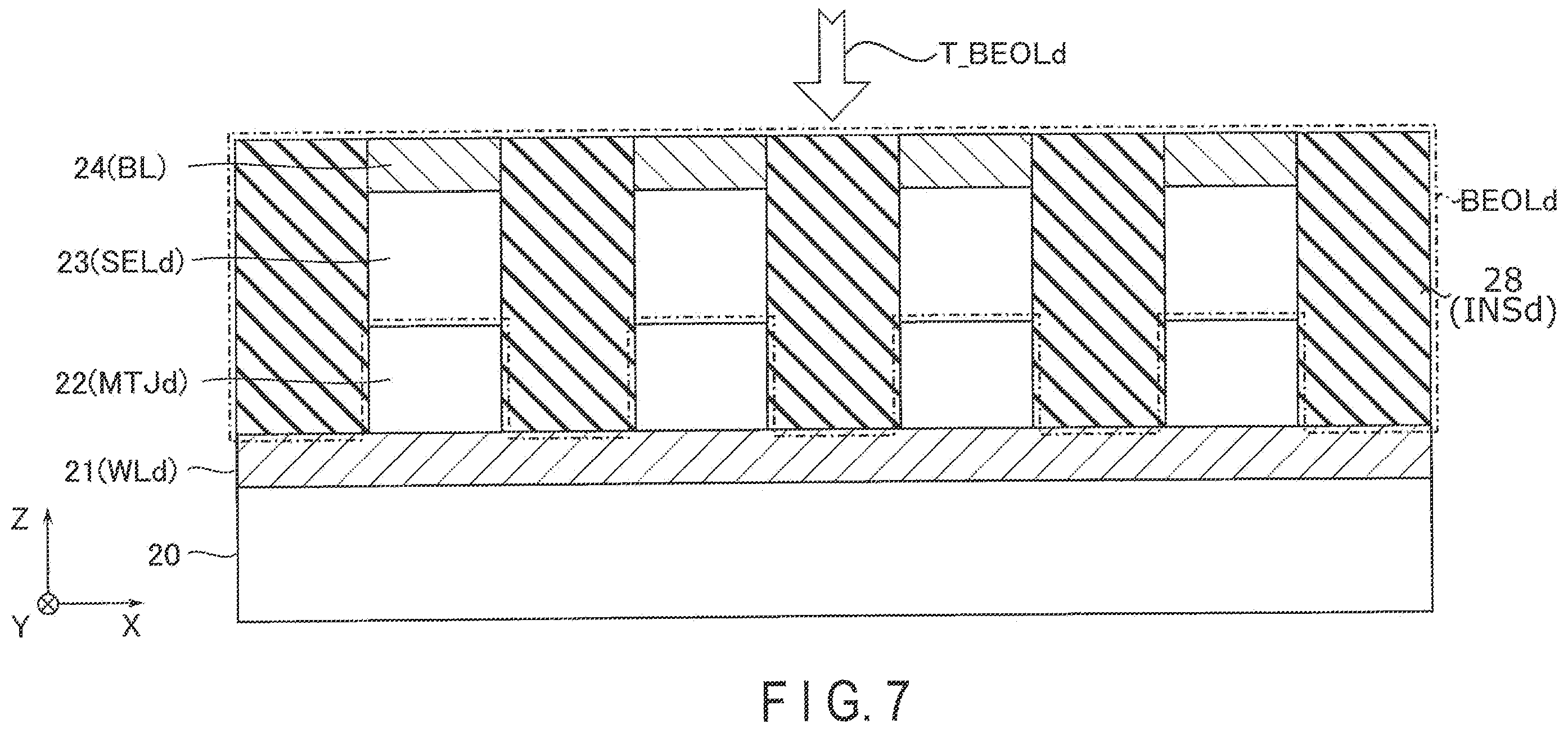 Patent US11832528 Figure 7 – Magnetic memory device