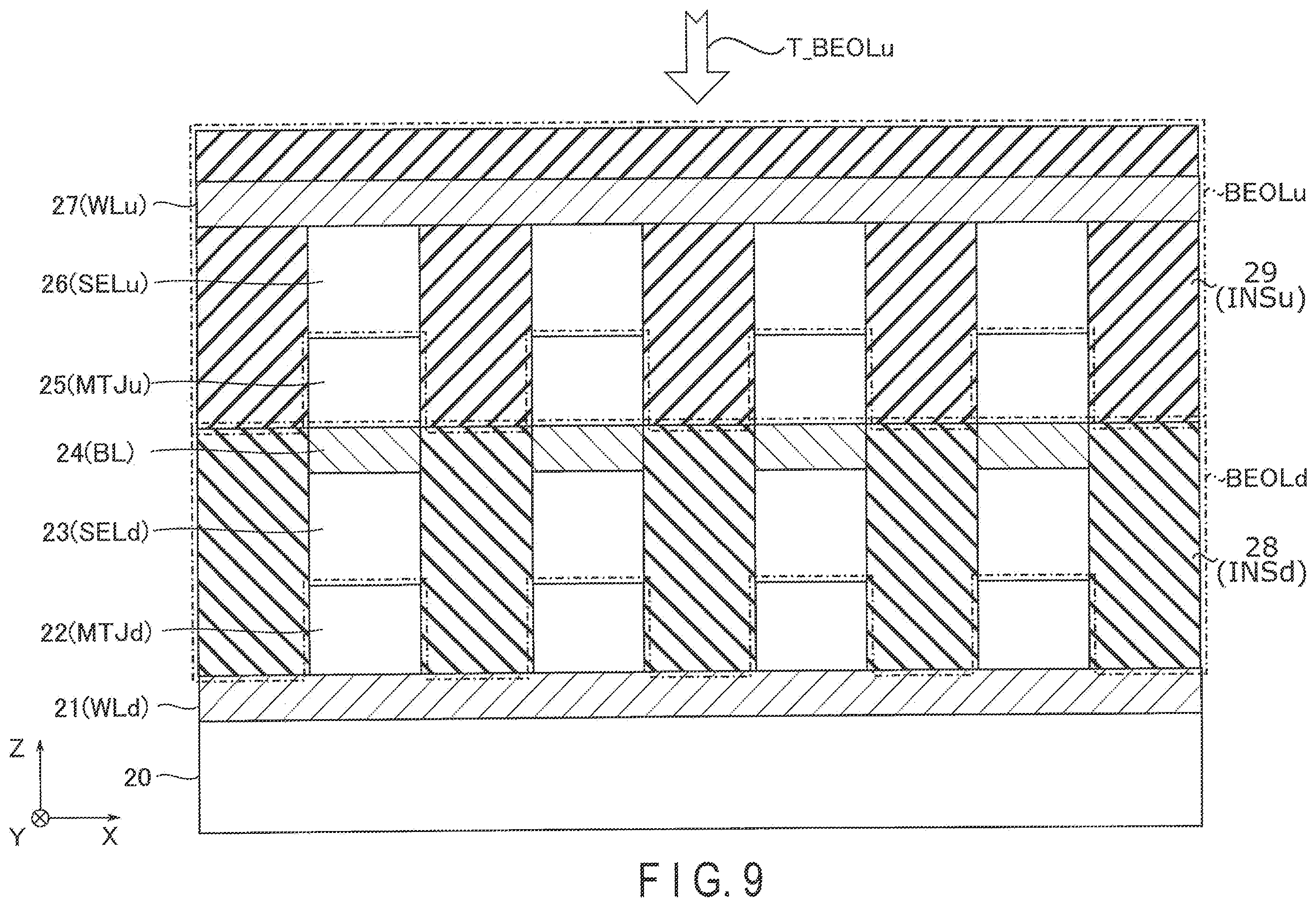Patent US11832528 Figure 9 – Magnetic memory device
