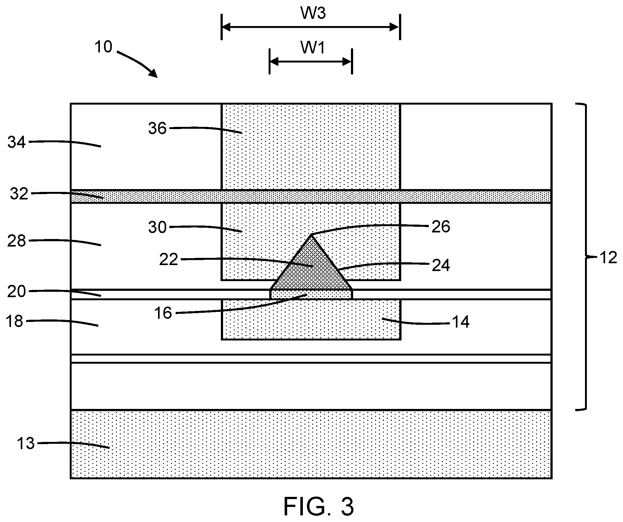Patent US11832538 Figure 2 – Resistive memory elements with an embedded heating electrode