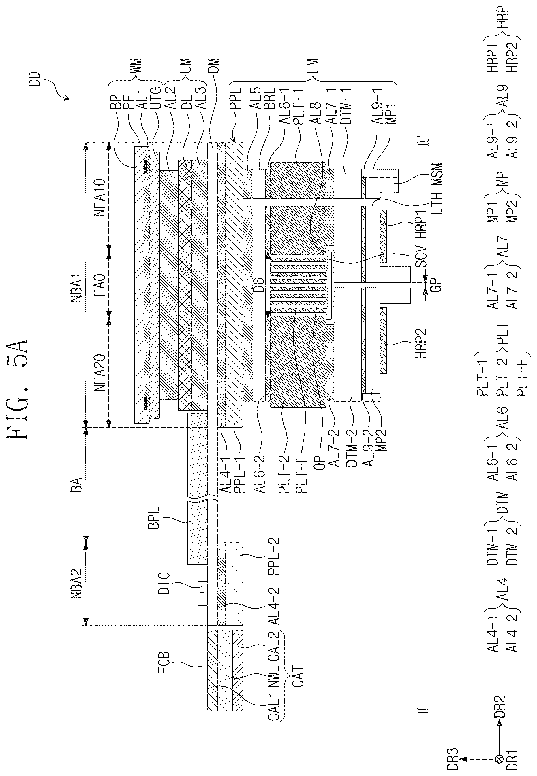 Patent US11836004 Figure 8 – Display device and electronic device including the same