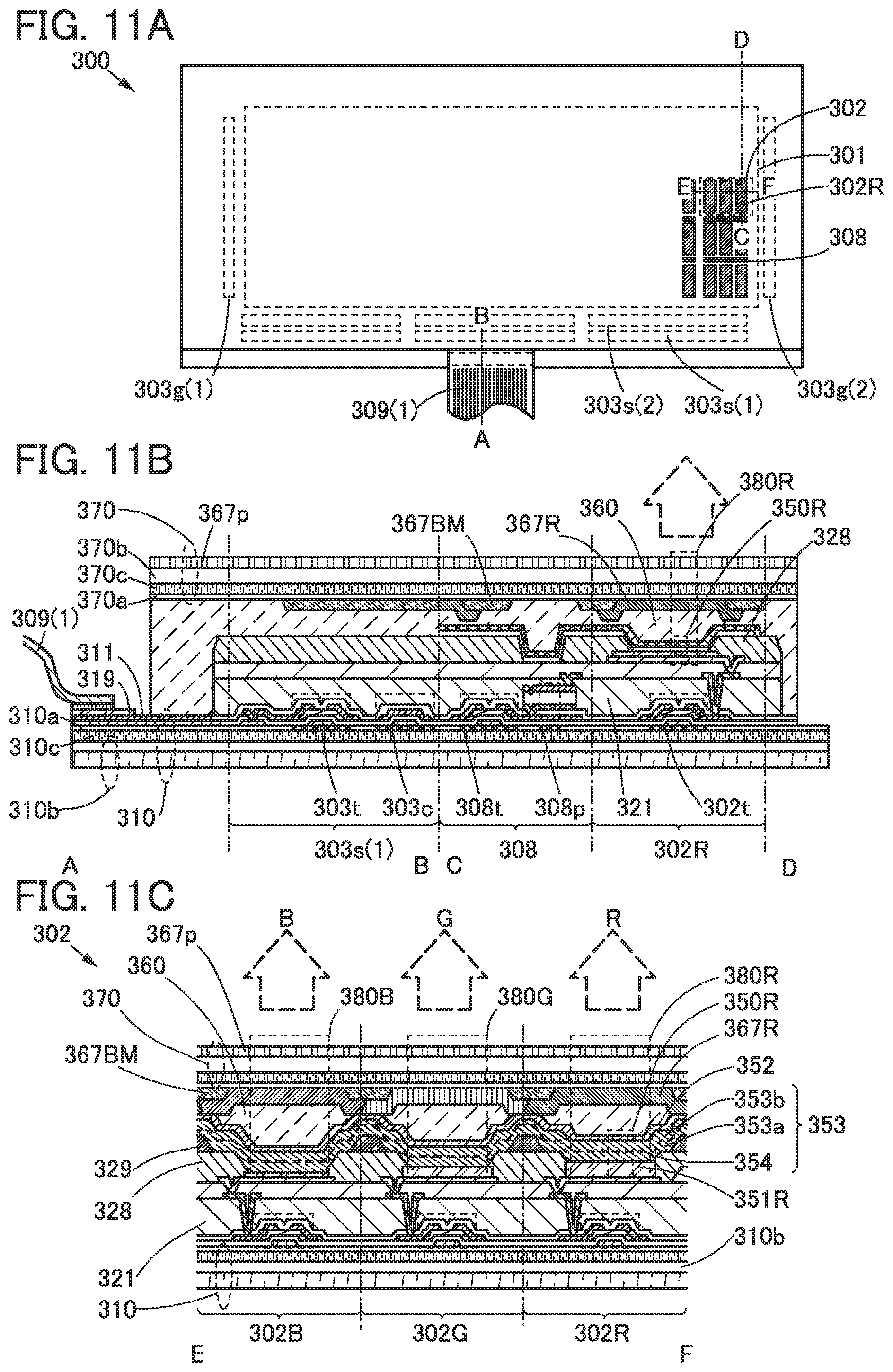 Patent US11836007 Figure 11 – Display device