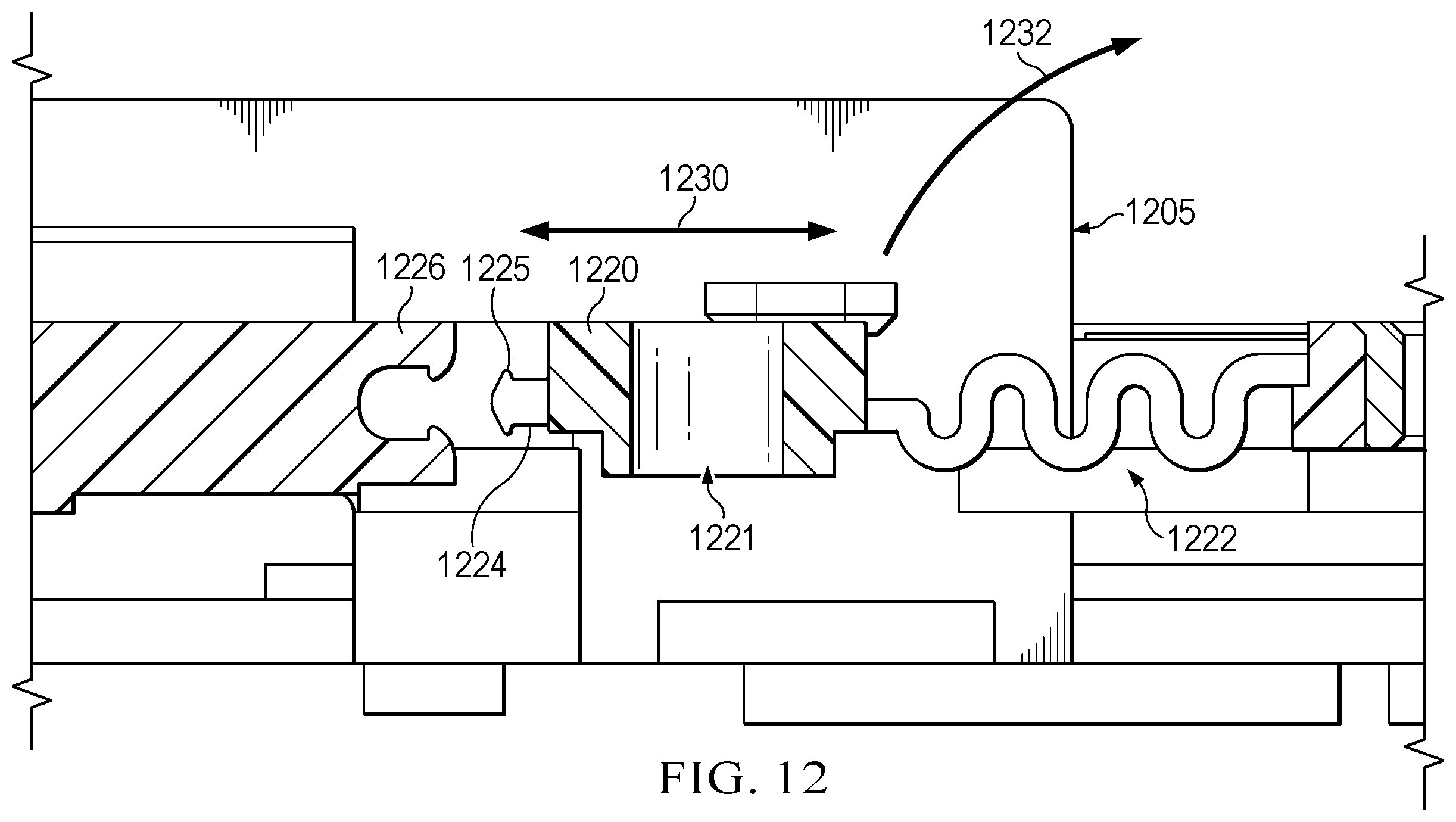 Patent US11836008 Figure 10 – Configurable component receptacle for use with information handling systems