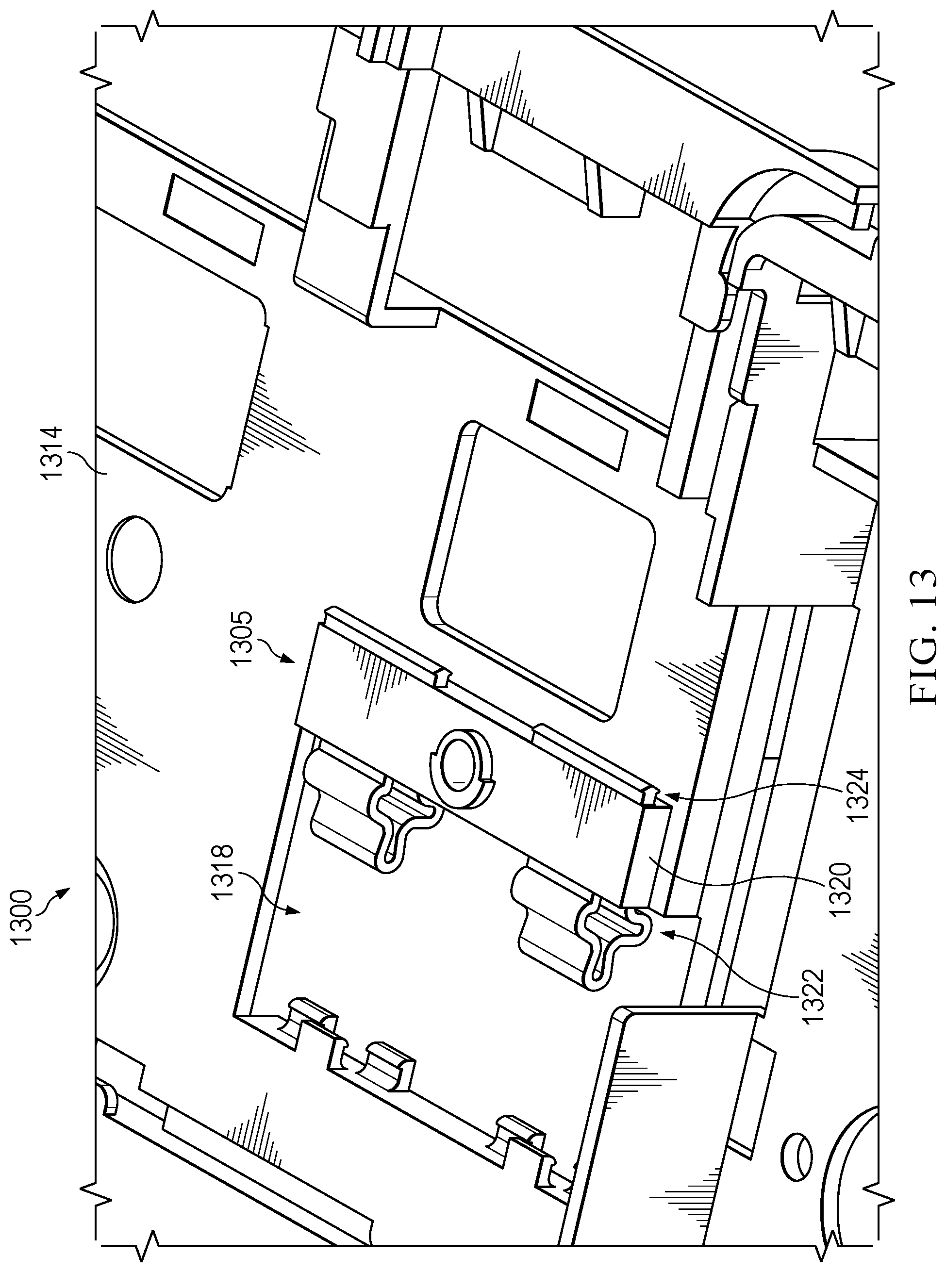 Patent US11836008 Figure 11 – Configurable component receptacle for use with information handling systems