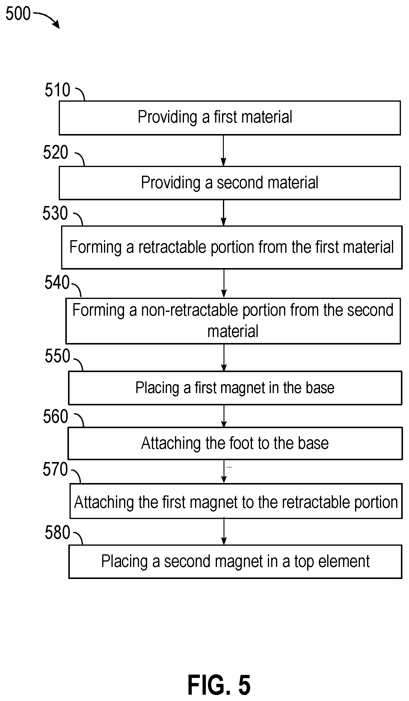 Patent US11836010 Figure 7 – Adjustable device foot
