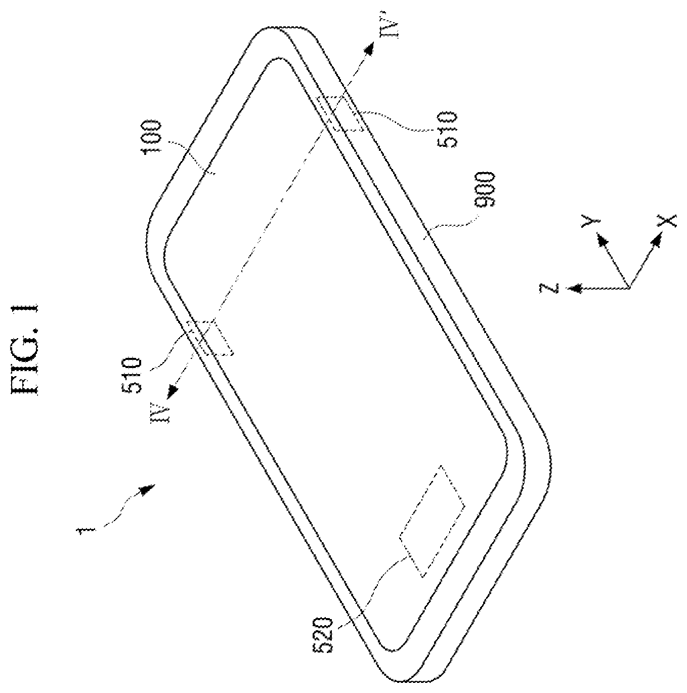 Patent US11836015 Figure 1 – Display device