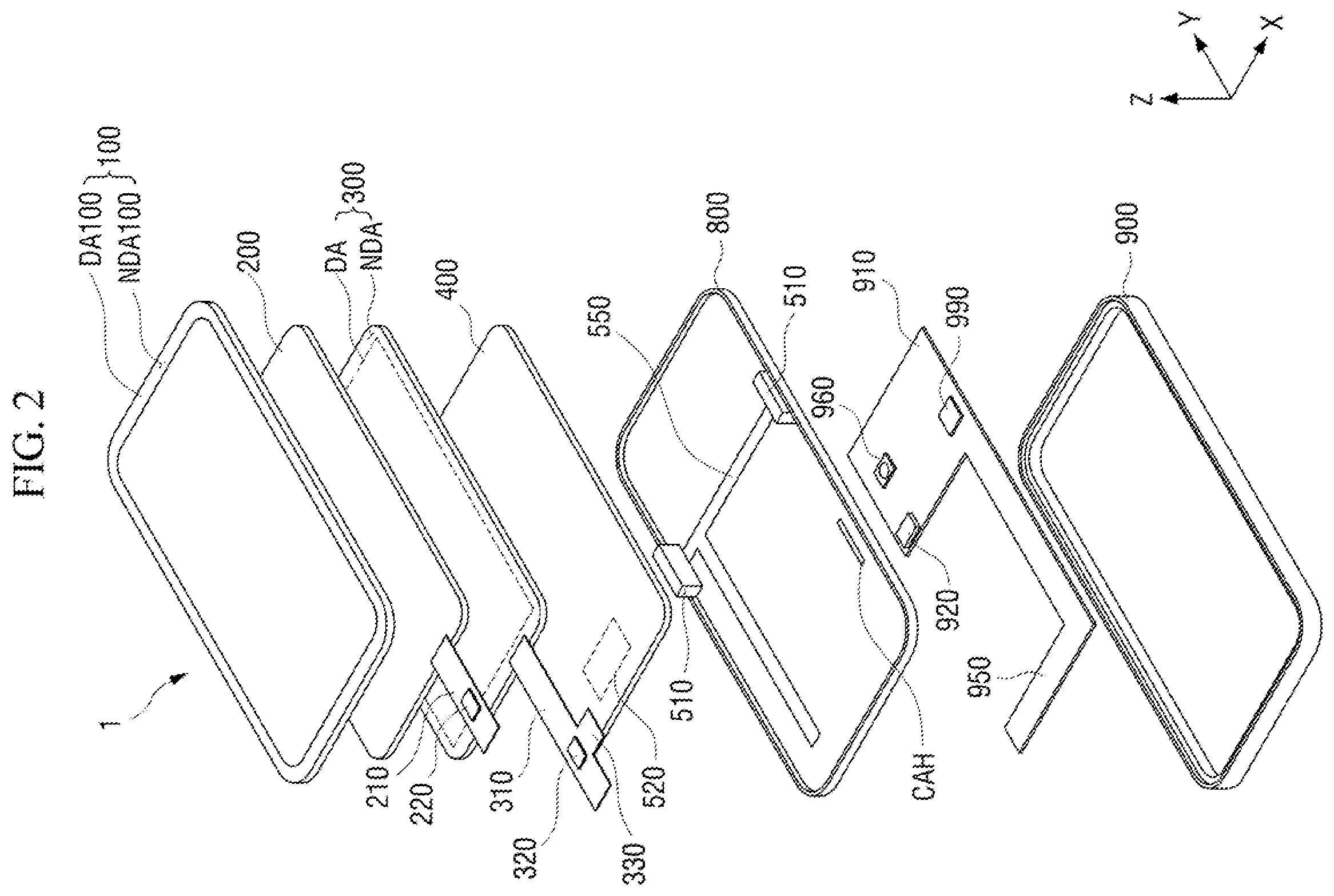 Patent US11836015 Figure 2 – Display device
