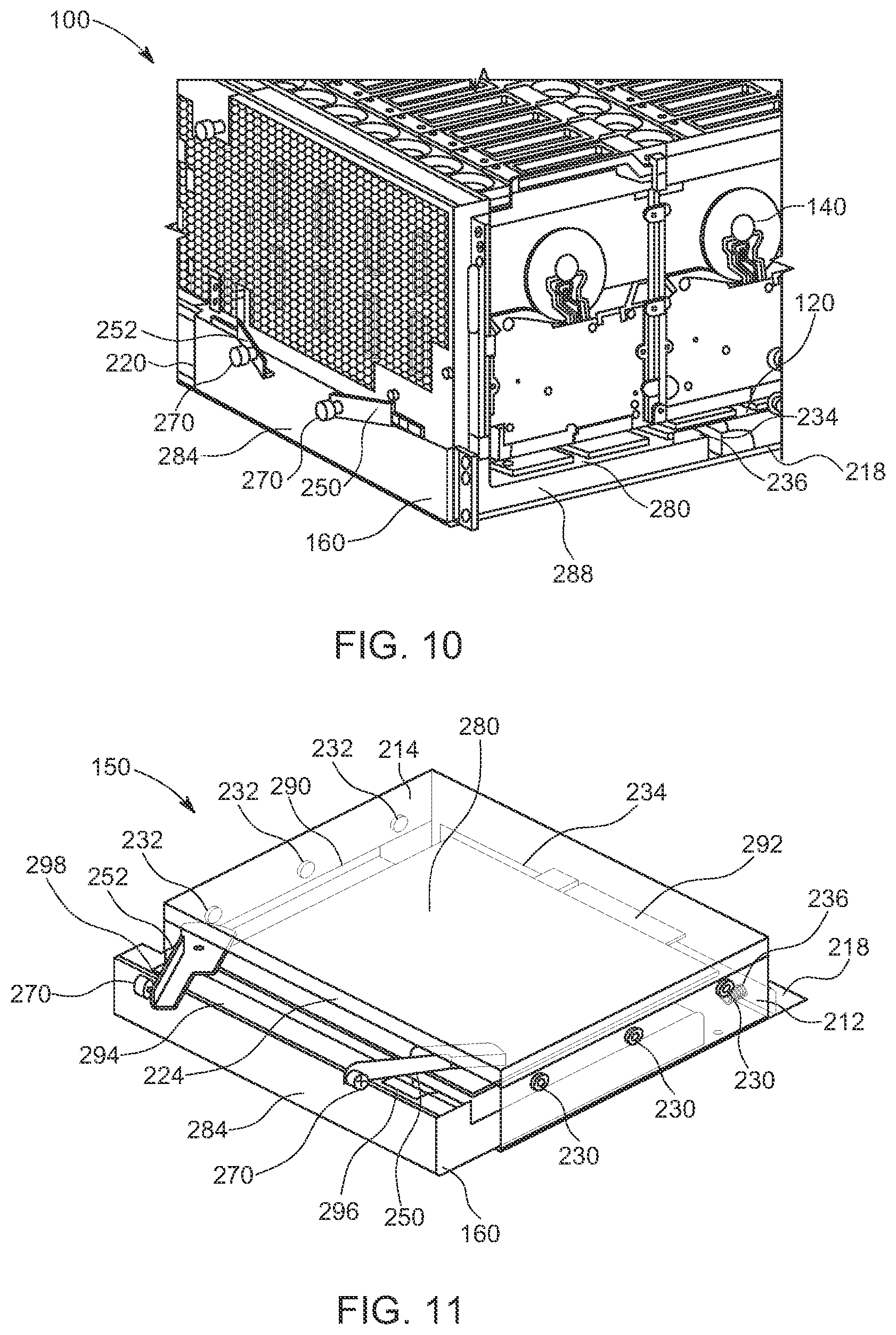 Patent US11836017 Figure 7 – Lever mechanism for quick release of expansion component