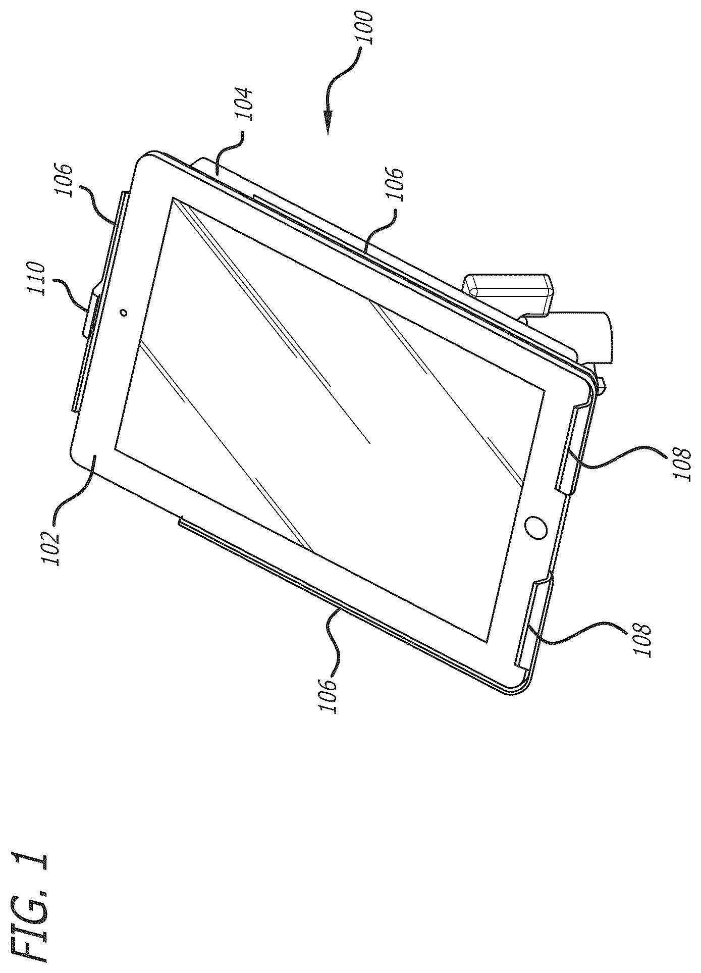 Patent US11836020 Figure 1 – Temperature regulating mount