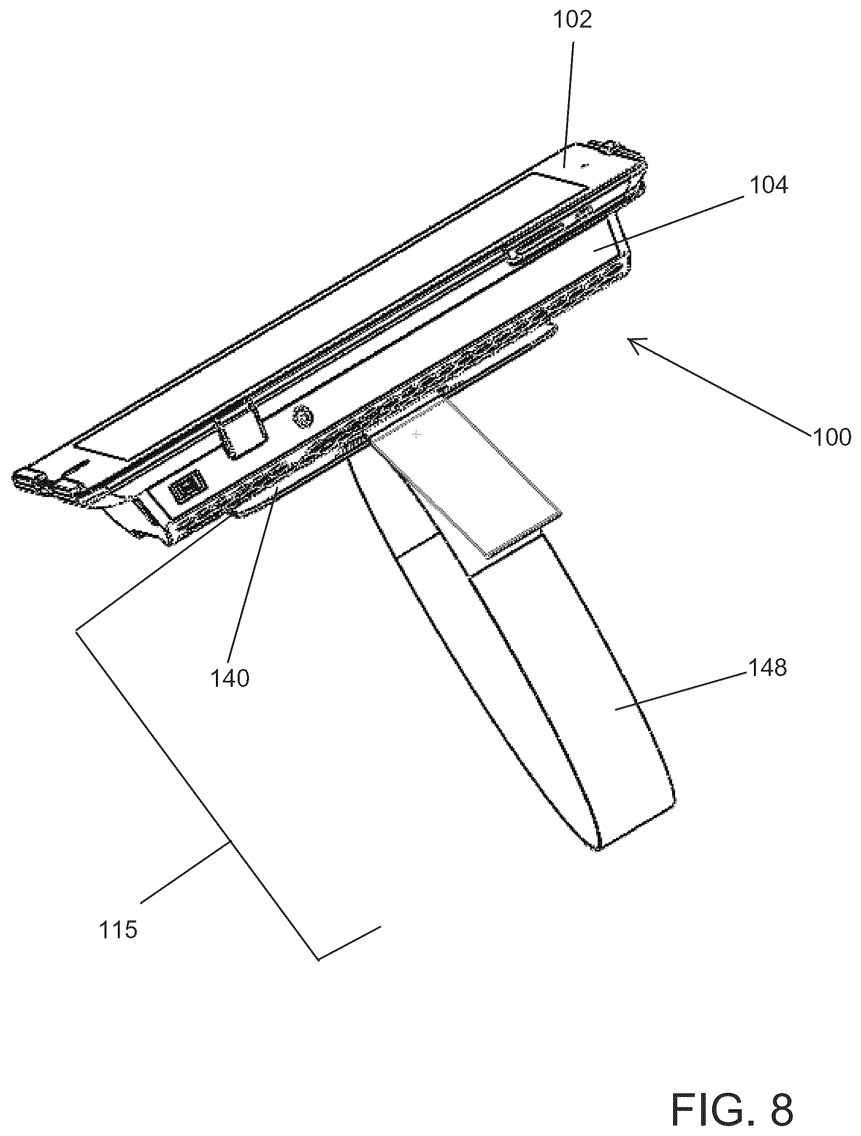 Patent US11836020 Figure 8 – Temperature regulating mount