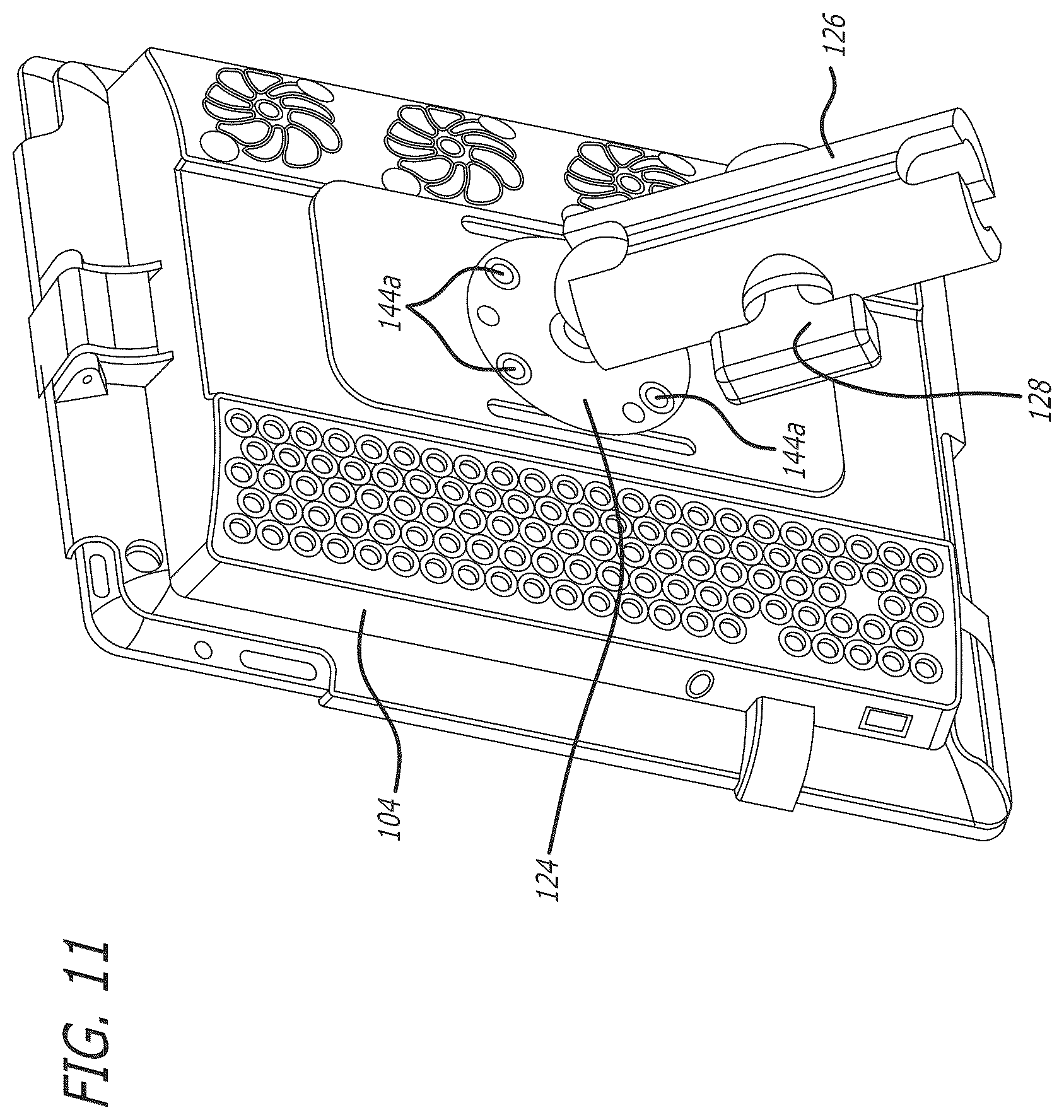 Patent US11836020 Figure 11 – Temperature regulating mount
