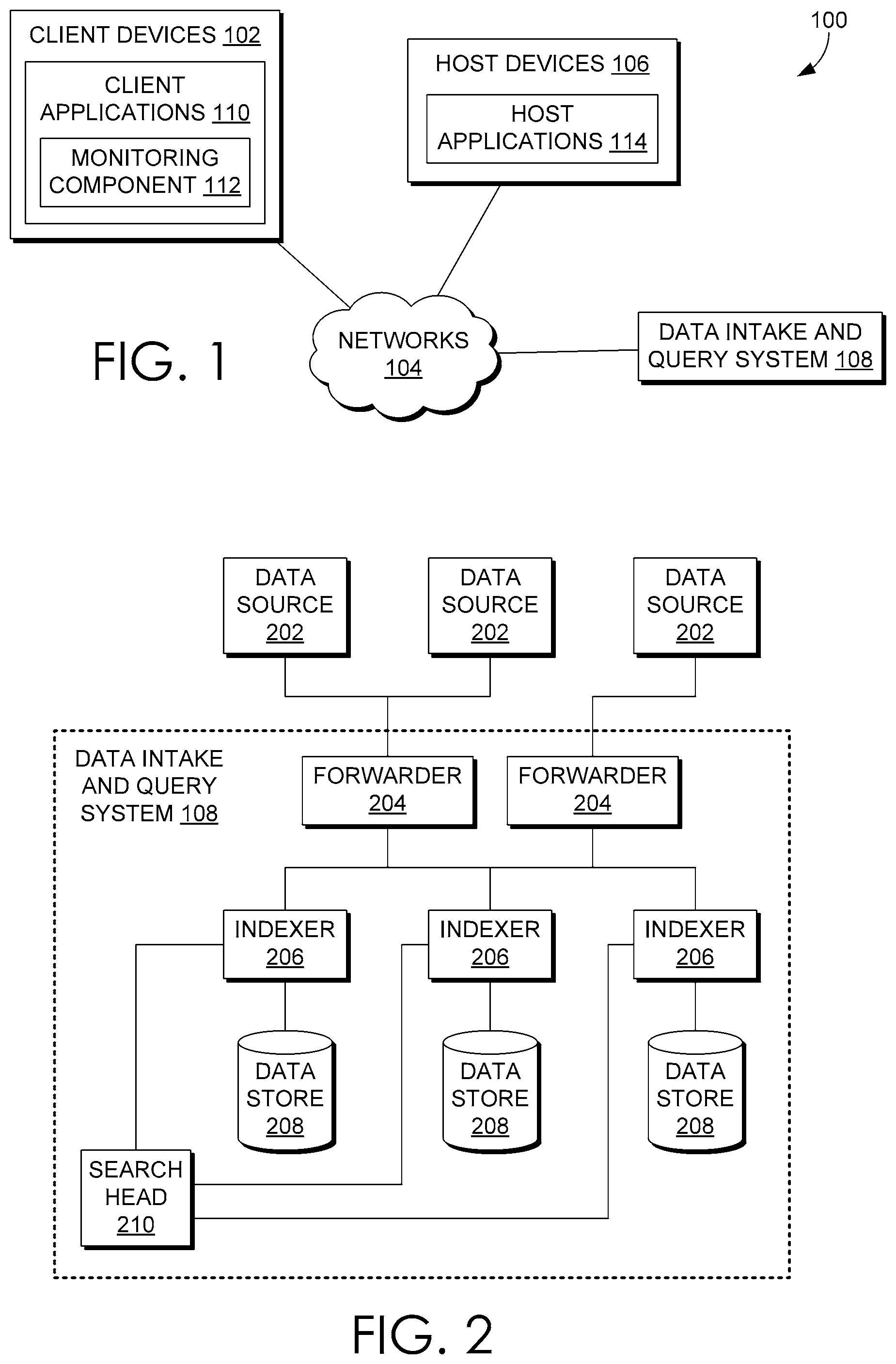 Patent US11836148 — Data source correlation user interface — Figure 1