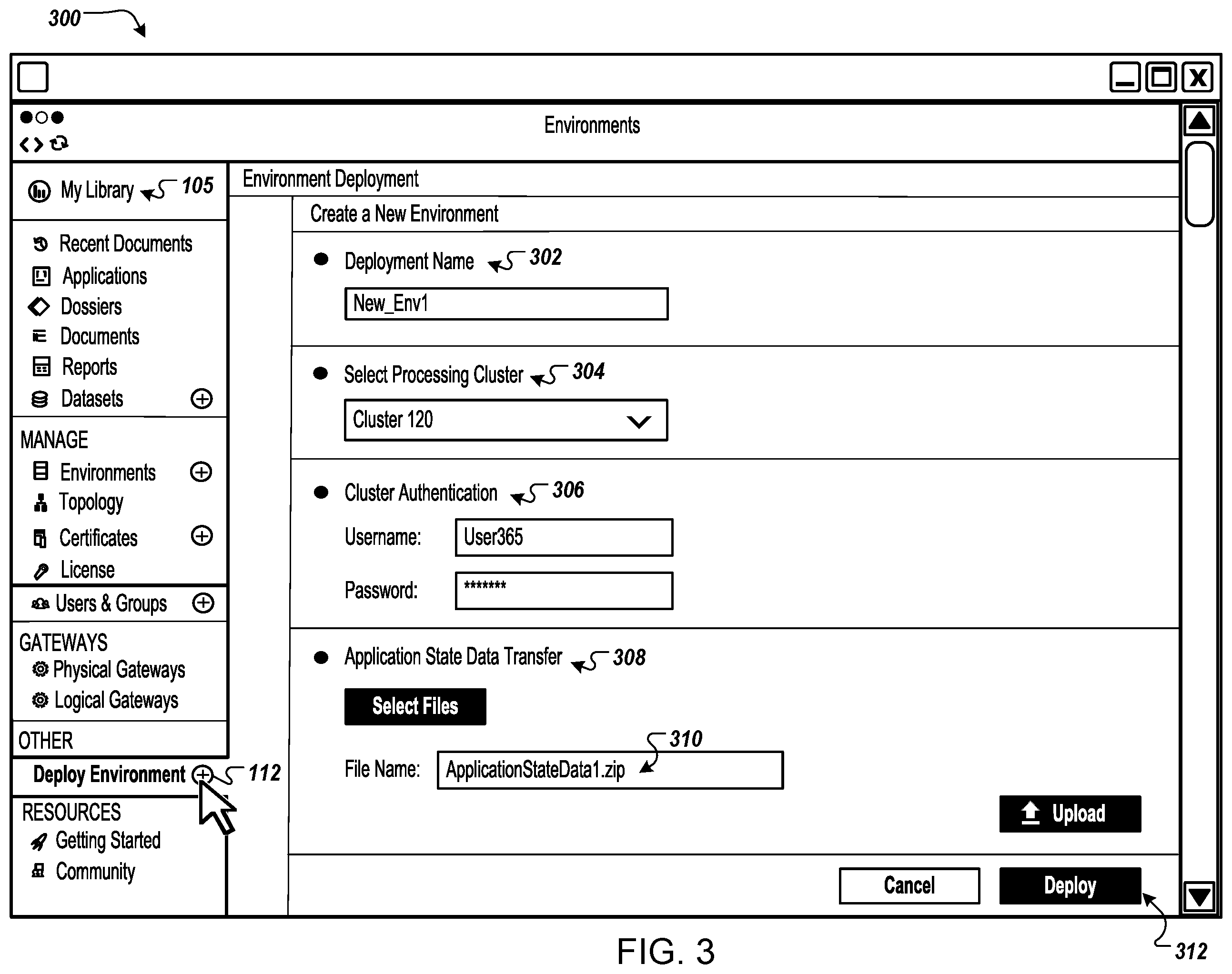 Patent US11836158 Figure 3 – Deployment of container-based computer environments