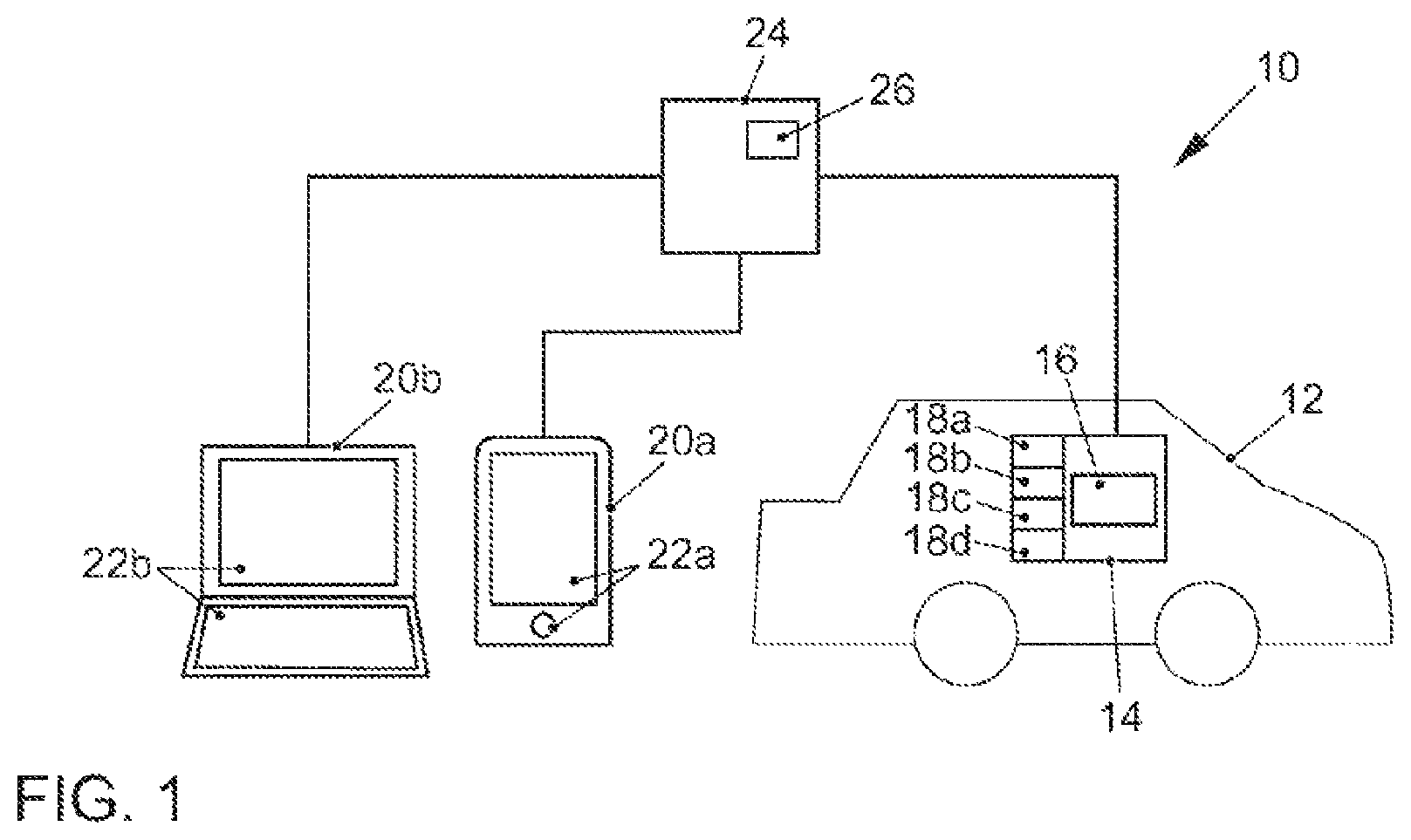 Patent US11836271 — Method for configuring mobile online services — Figure 1