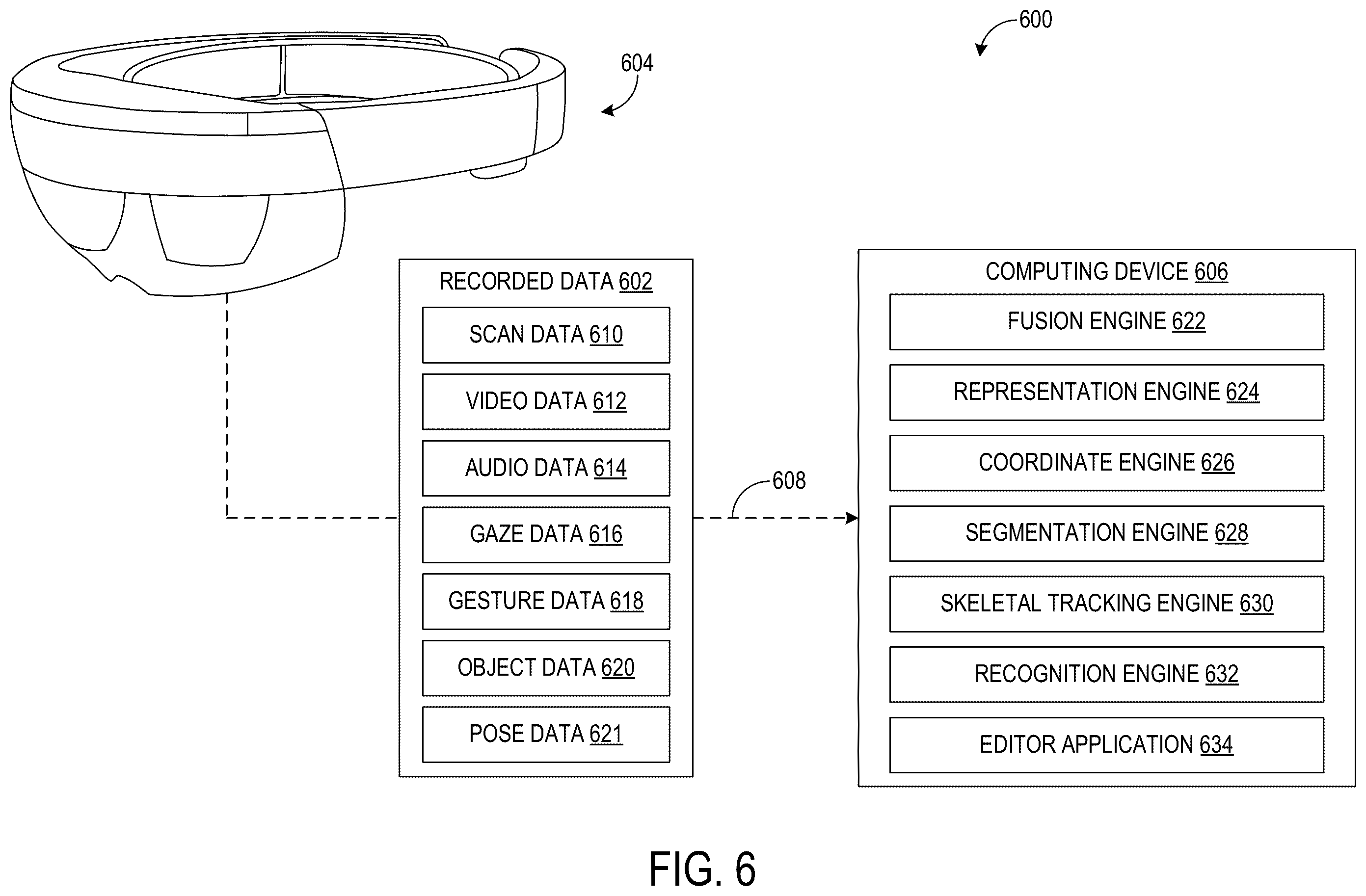 Patent US11836294 Figure 10 – Spatially consistent representation of hand motion