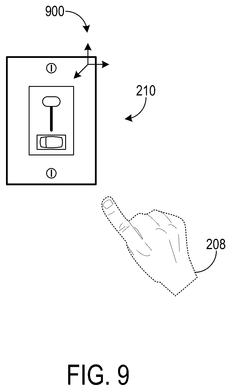 Patent US11836294 Figure 13 – Spatially consistent representation of hand motion