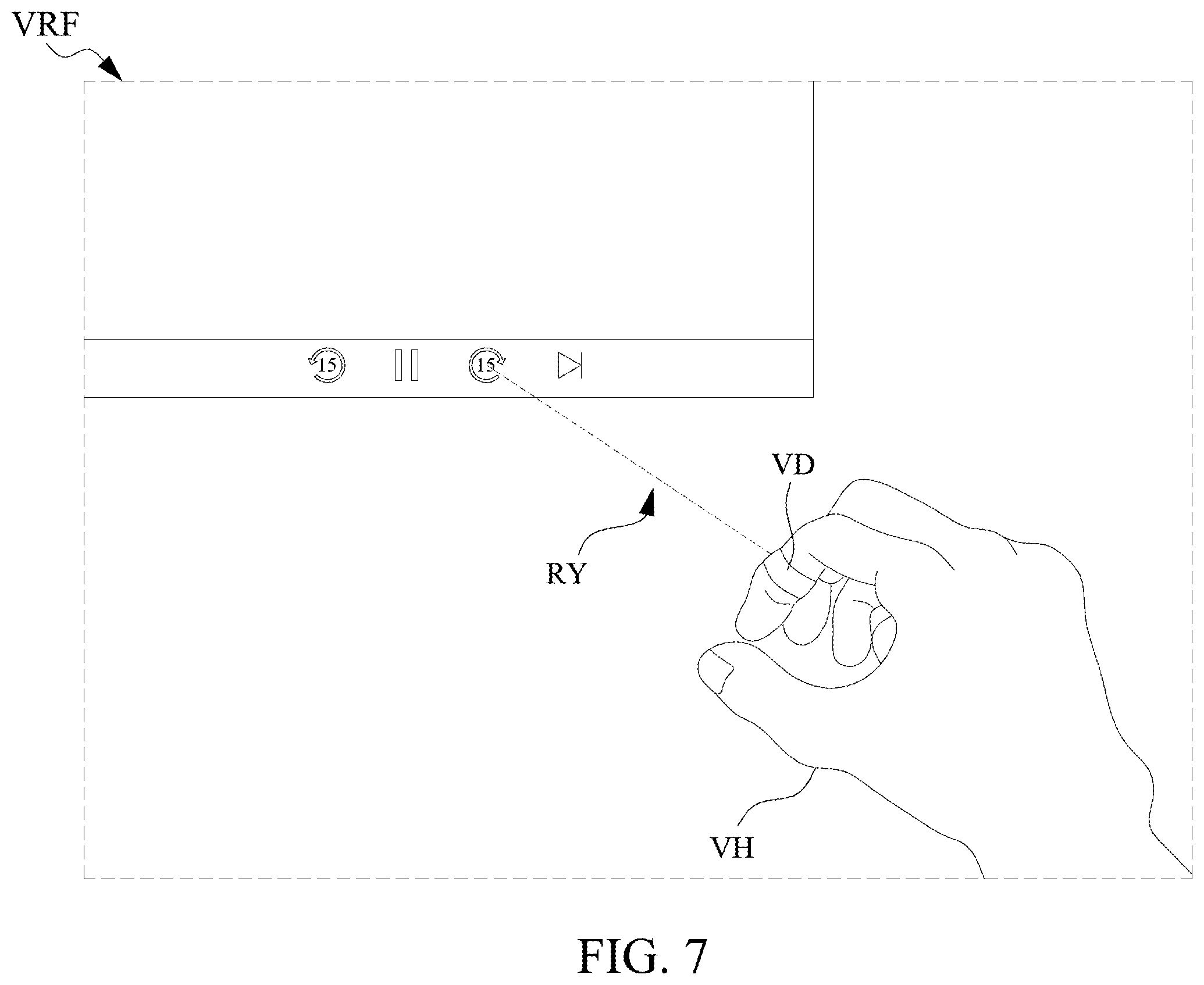 Patent US11836302 Figure 10 – Motion computing system and method for virtual reality