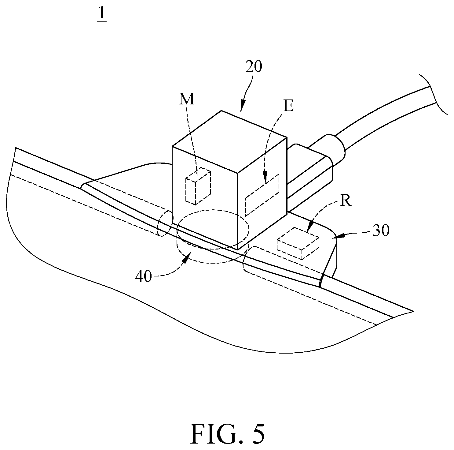 Patent US11836307 Figure 4 – Mouse pad with 3D decorative object