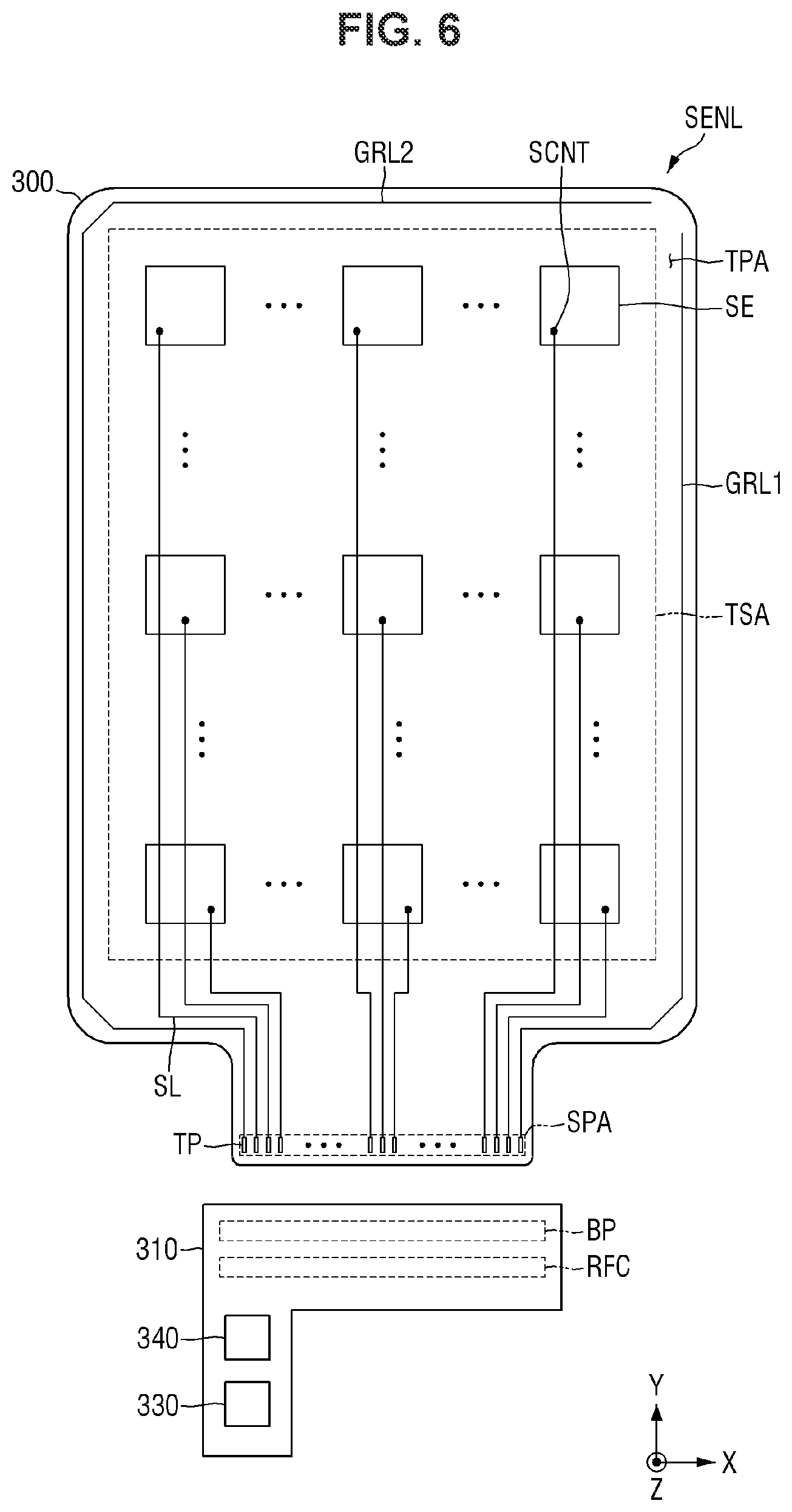 Patent US11836309 Figure 6 – Display device