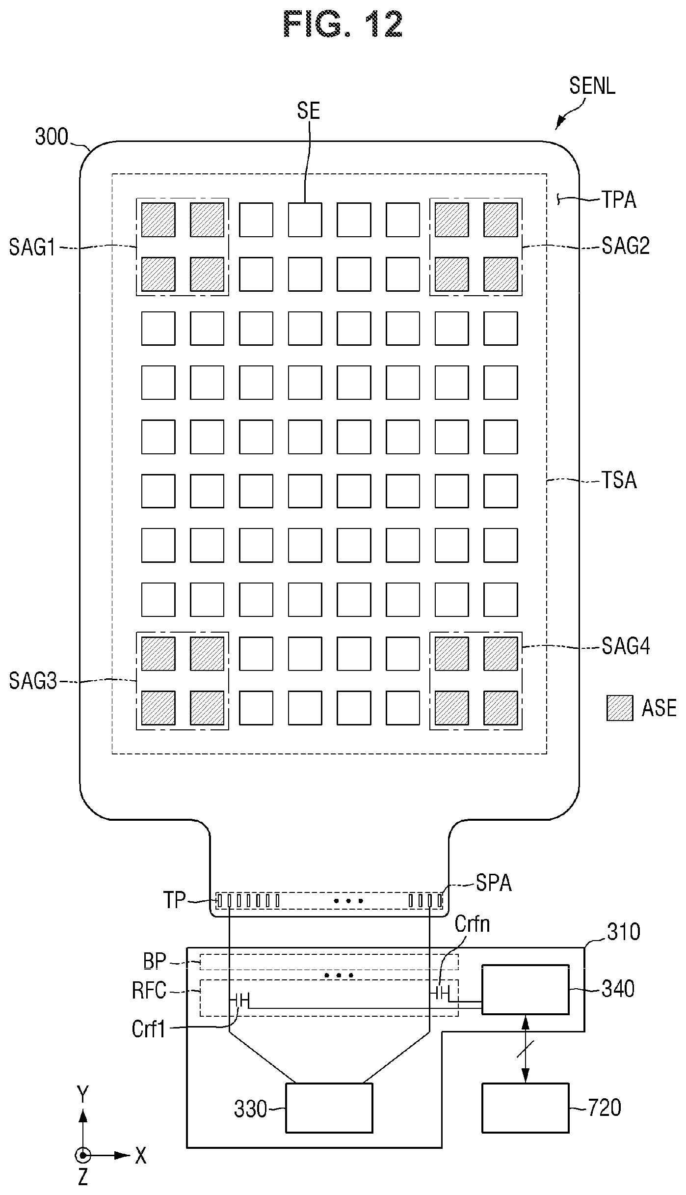 Patent US11836309 Figure 12 – Display device