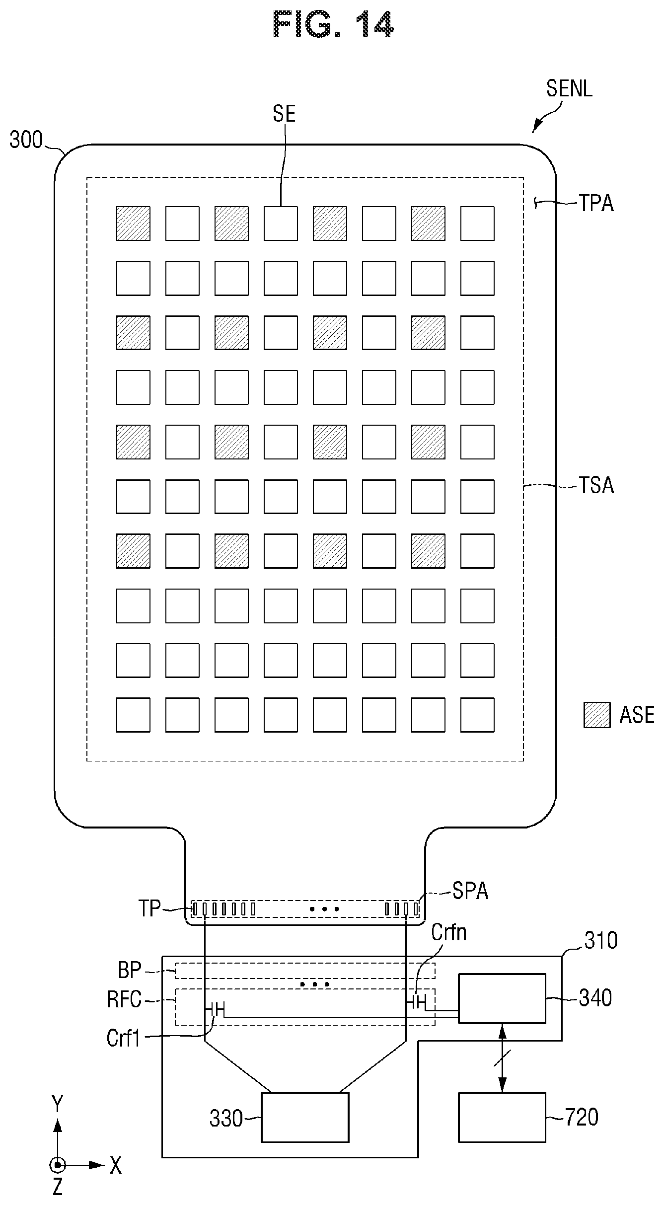 Patent US11836309 Figure 14 – Display device