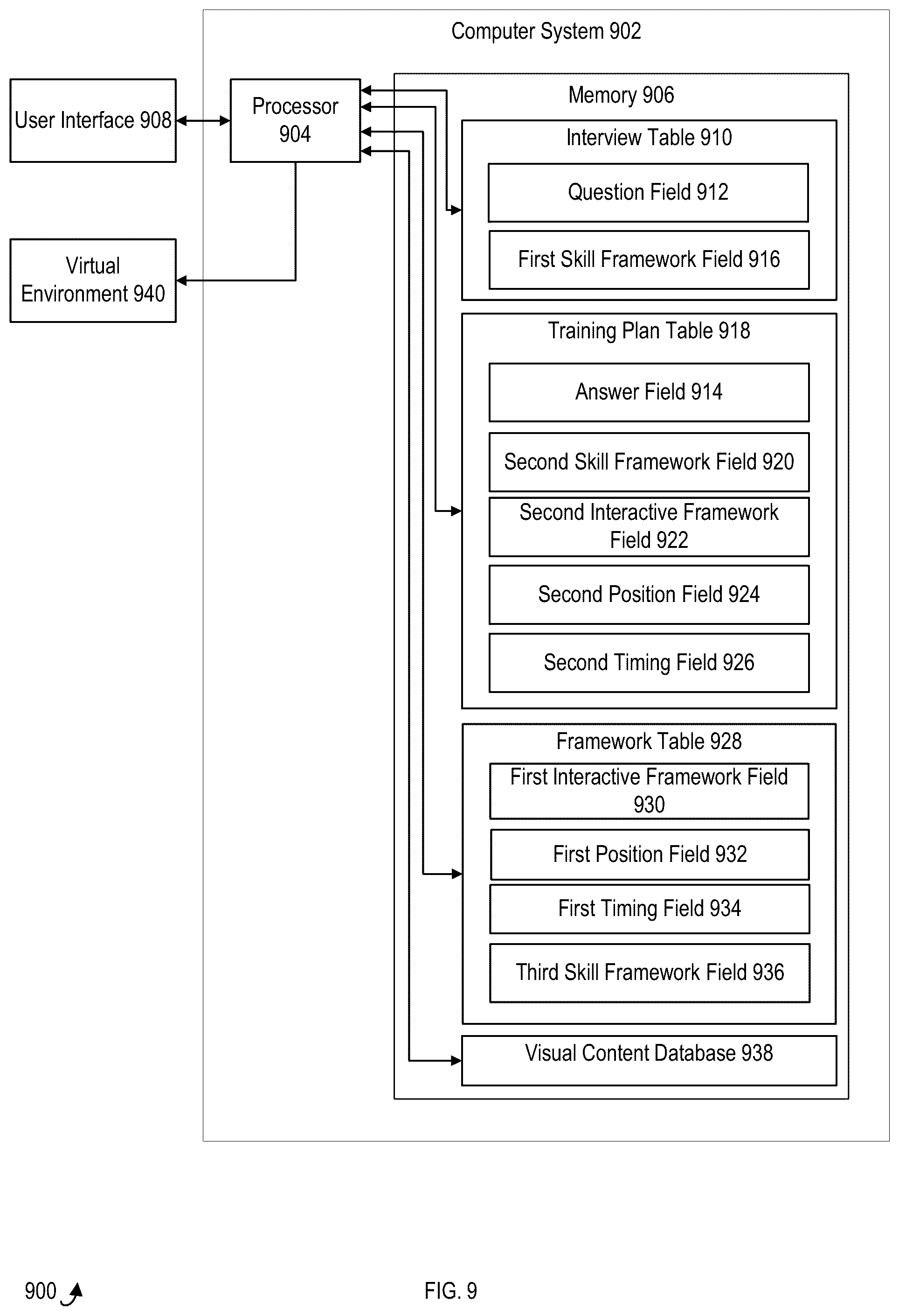Patent US11836329 Figure 9 – Intelligent authoring for virtual reality