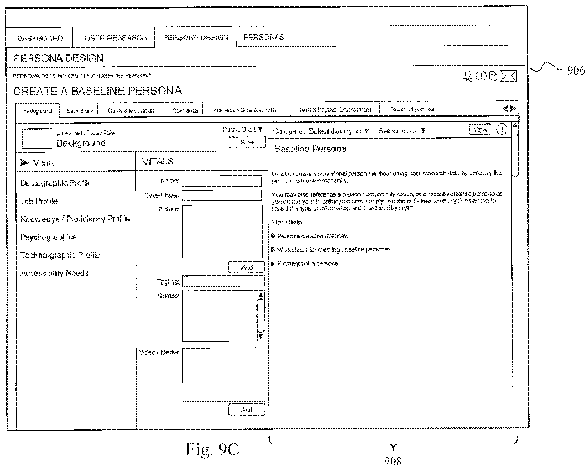 Patent US11836338 Figure 11 – System and method for building and managing user experience for computer software interfaces