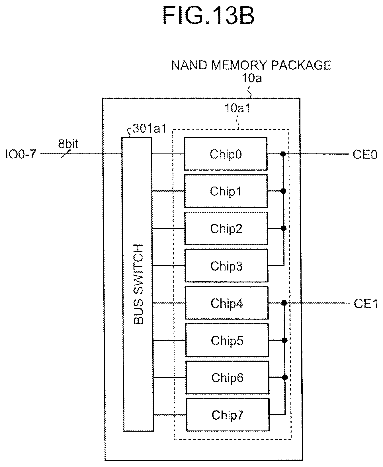 Patent US11836347 Figure 13 – Memory system with selective access to first and second memories