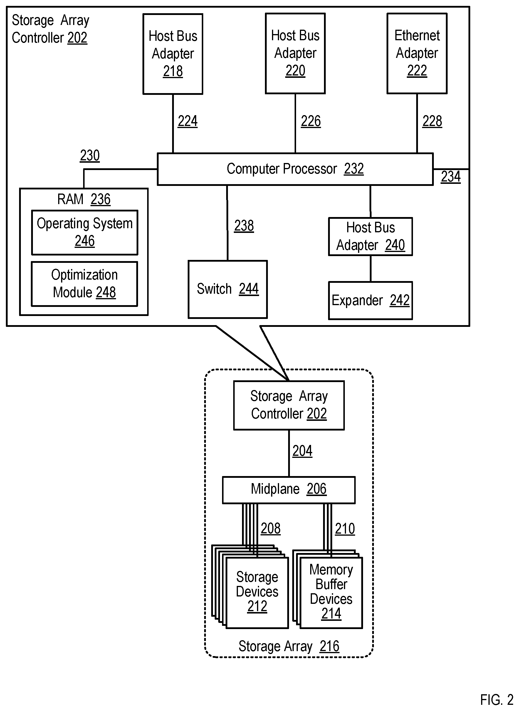 Patent US11836357 Figure 2 – Memory aligned copy operation execution