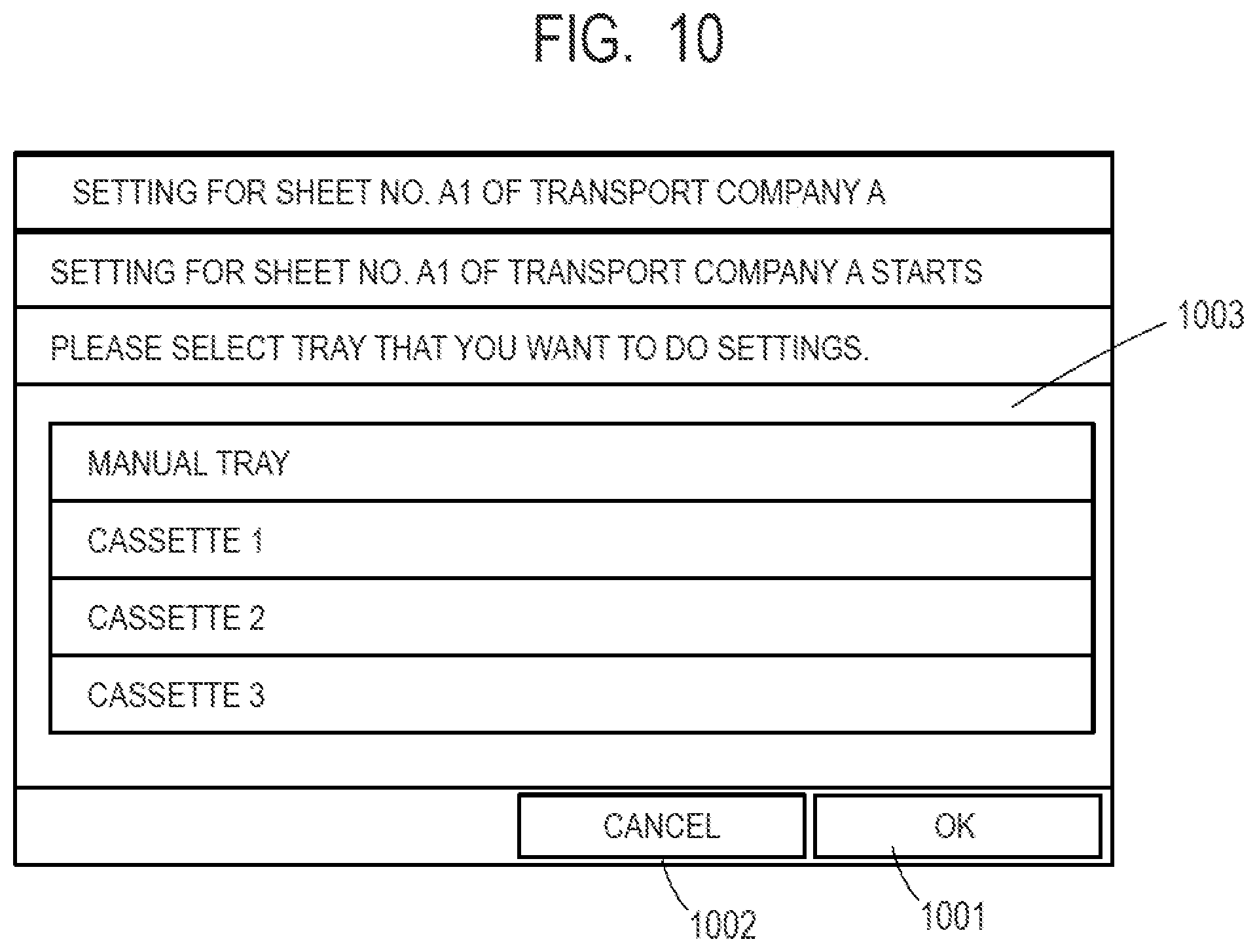 Patent US11836394 Figure 10 – Image forming apparatus and method of controlling image forming apparatus