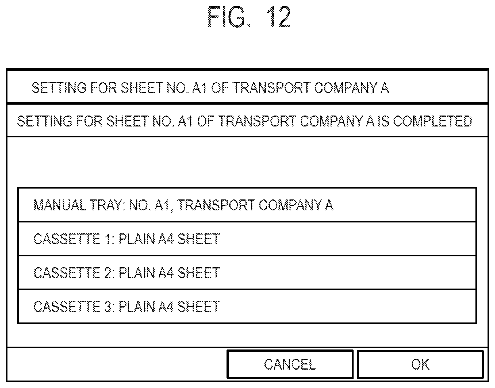 Patent US11836394 Figure 12 – Image forming apparatus and method of controlling image forming apparatus