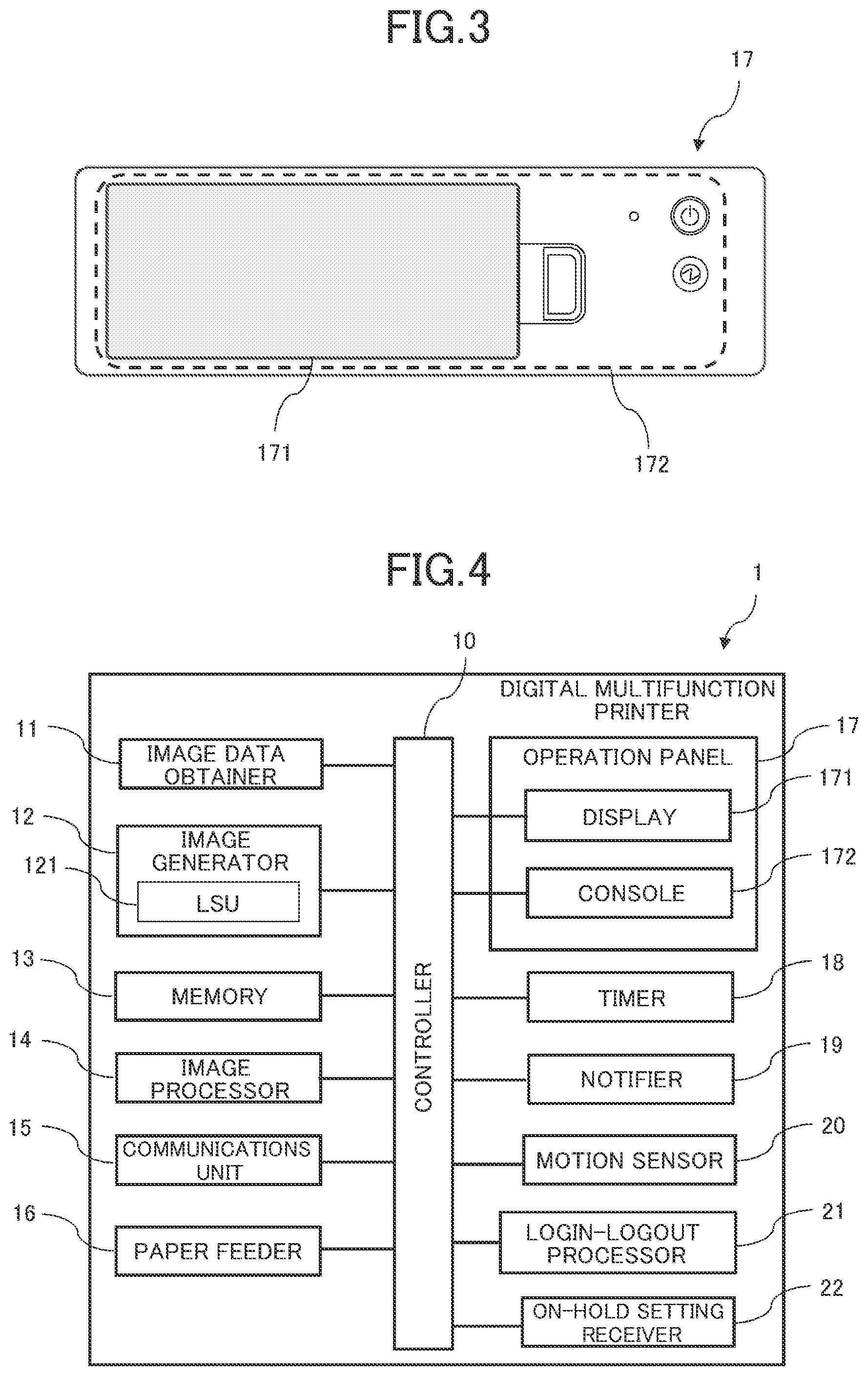 Patent US11836402 Figure 3 – Image forming apparatus including a motion sensor for privacy protection and convenience