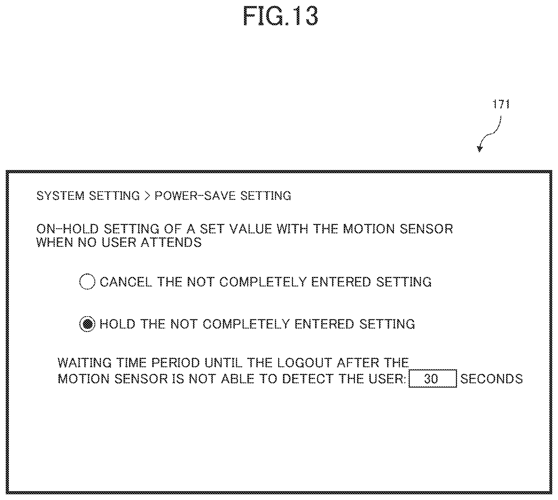 Patent US11836402 Figure 10 – Image forming apparatus including a motion sensor for privacy protection and convenience