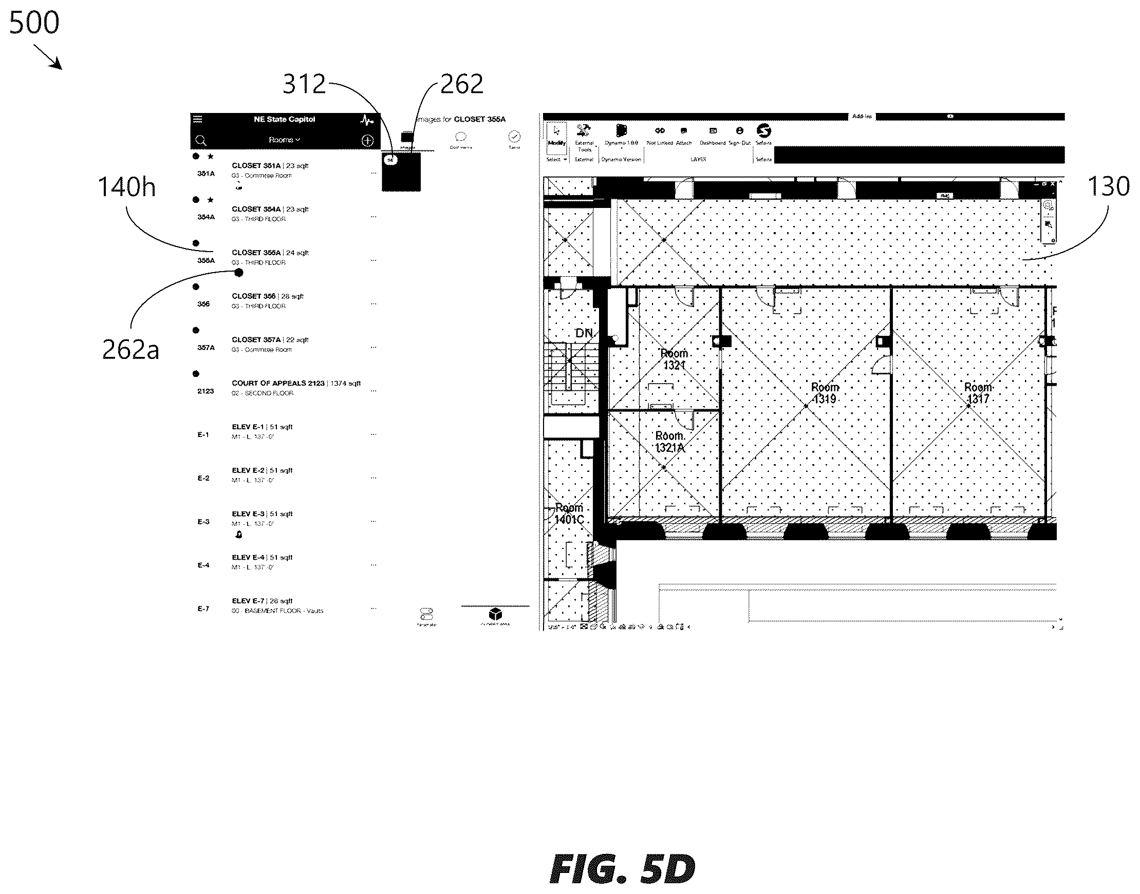 Patent US11836421 Figure 9 – System for creating and maintaining dynamic multidimensional virtual building environments