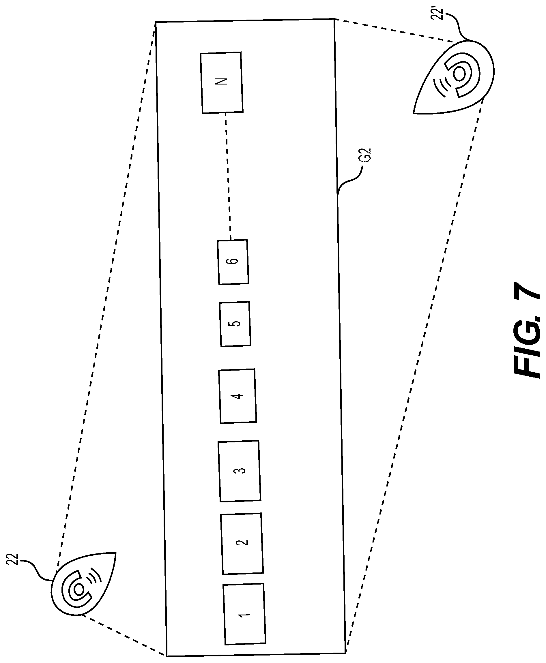 Patent US11836561 Figure 7 – Key fob duplication device